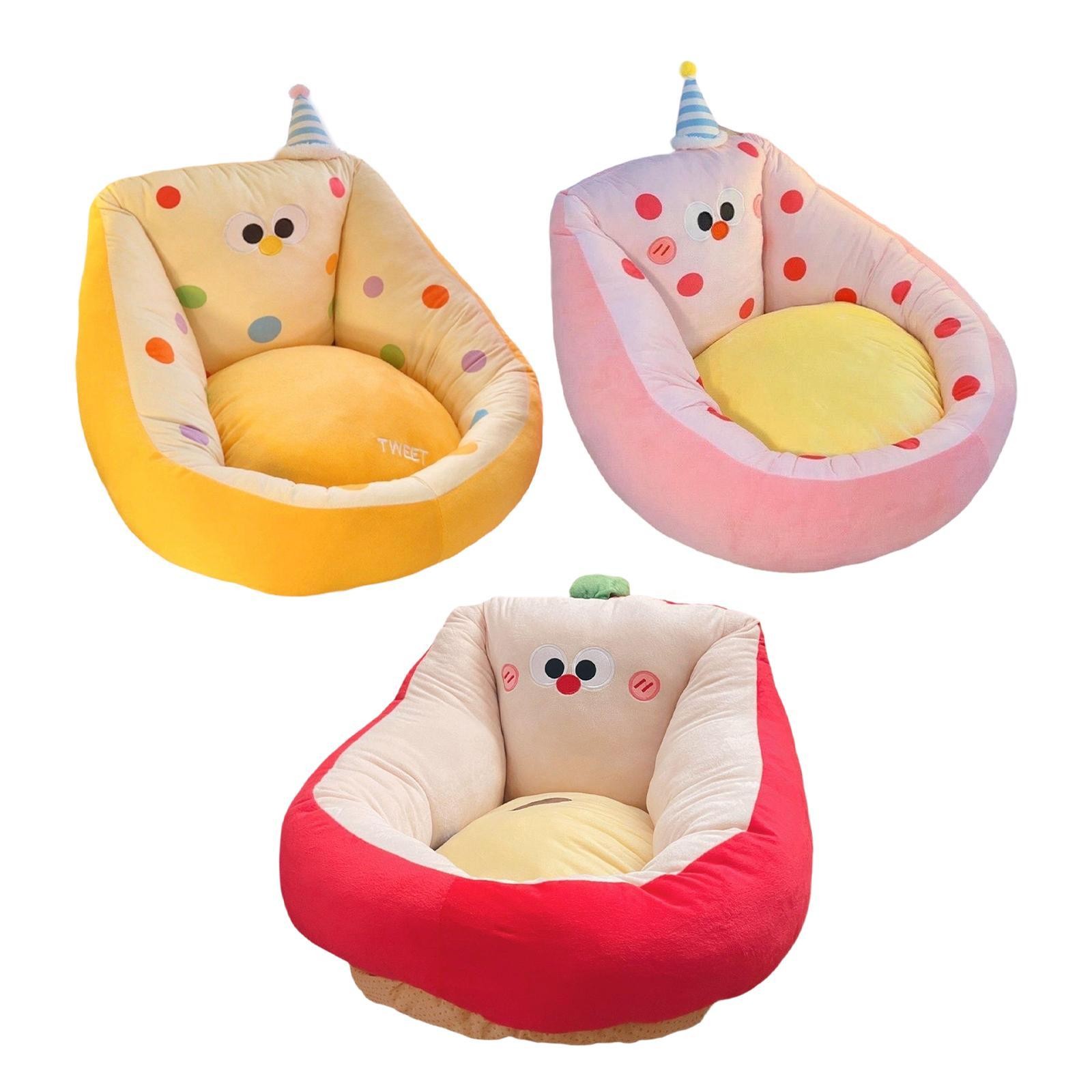 Kawaii Cushion Chair Floor Pillow Comfortable Soft Room Decor Plush Seat Cushion