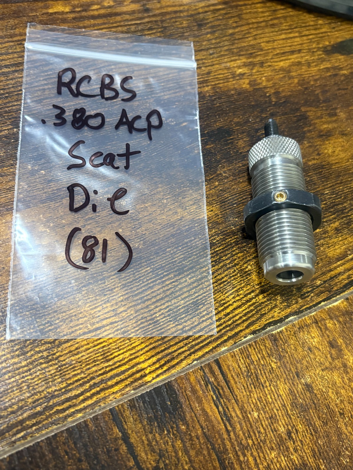 RCBS  Seat Die for .380 ACP marked (81)