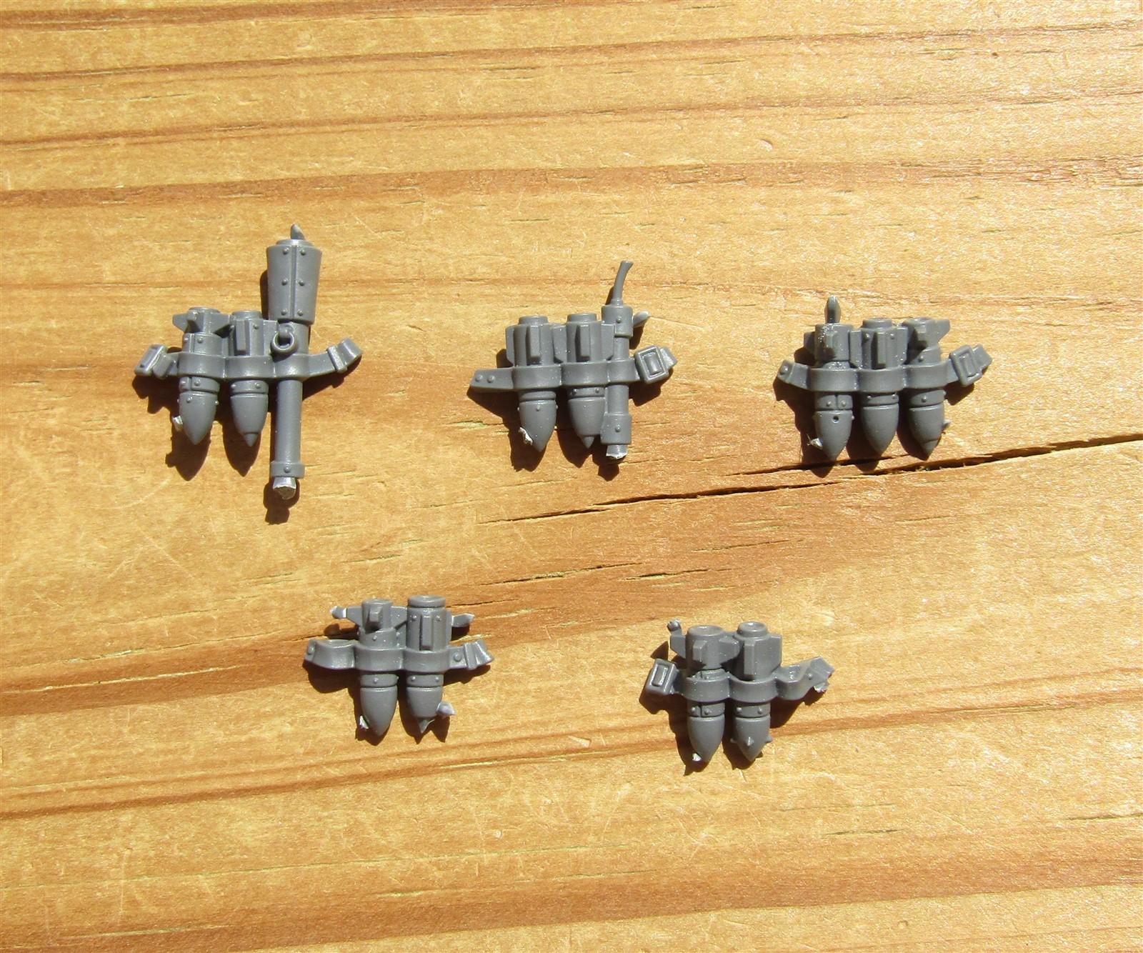 40K Orks Wrecka Krew Tankbusta Boy Rokkit Ammo Bandoliers Bits 5 Bitz