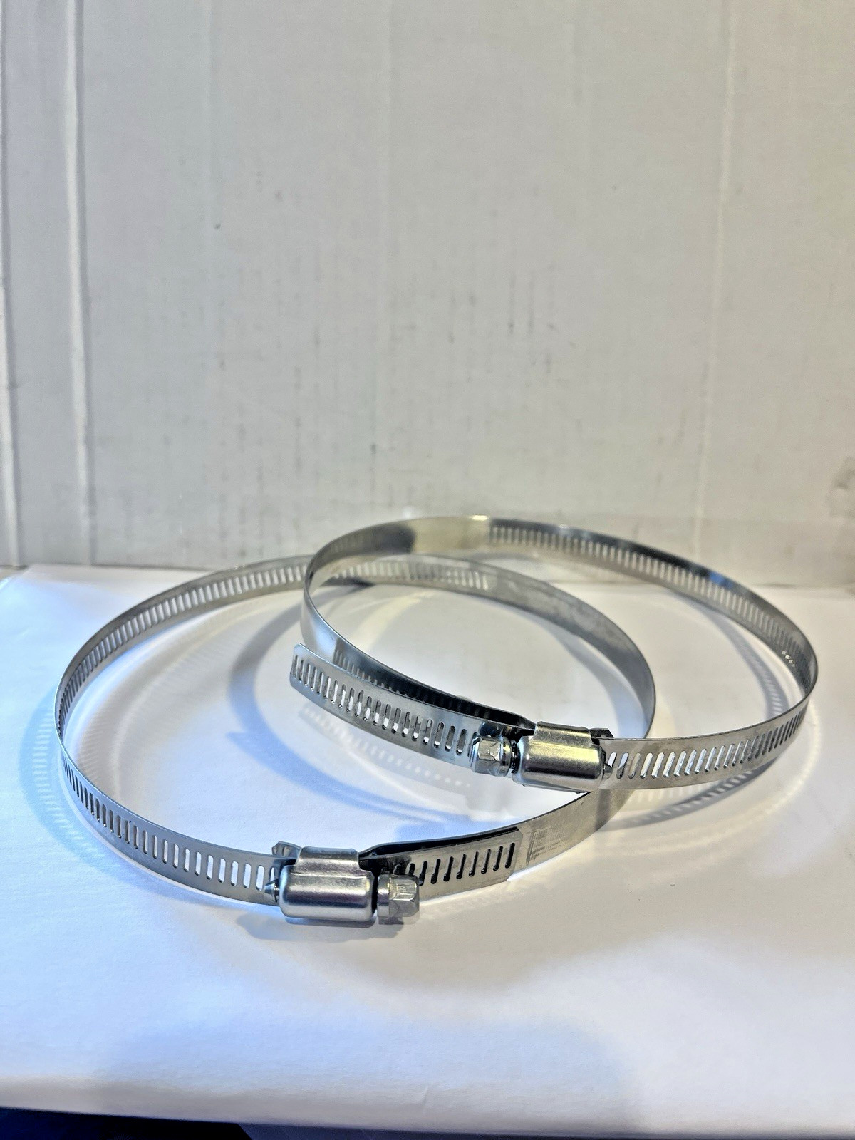 Stainless Steel Blower Hose Clamps, 6"  ( 2 )