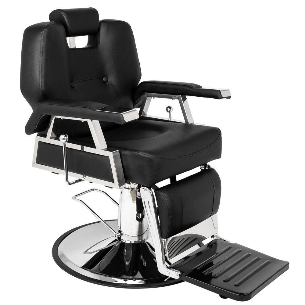 Professional Salon Chair Black Hydraulic Recline Barber Chair Hair Stylist Chair