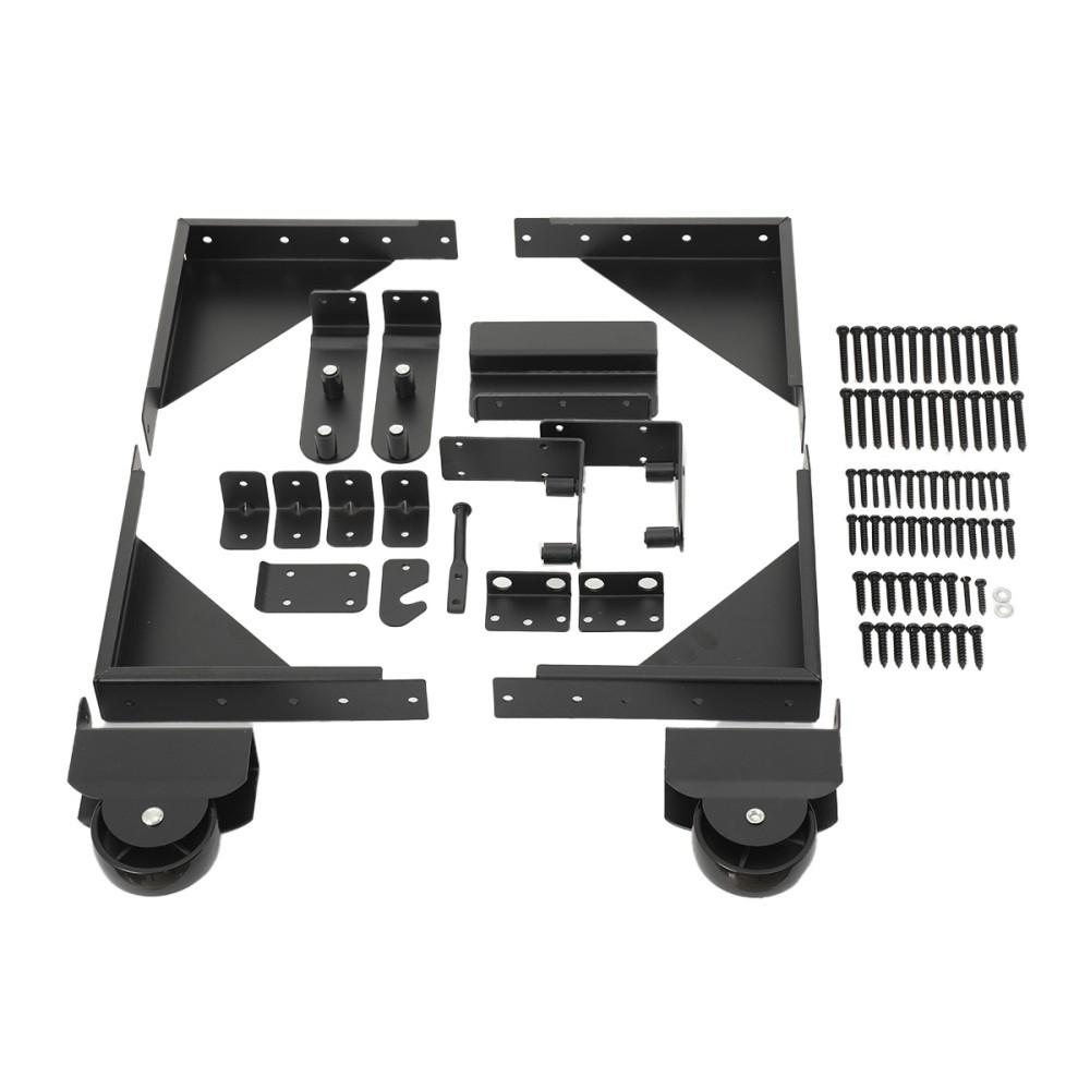Heavy Duty Sliding Gate Kit Adjustable for Wood Fence Sliding Gate Hardware Kit