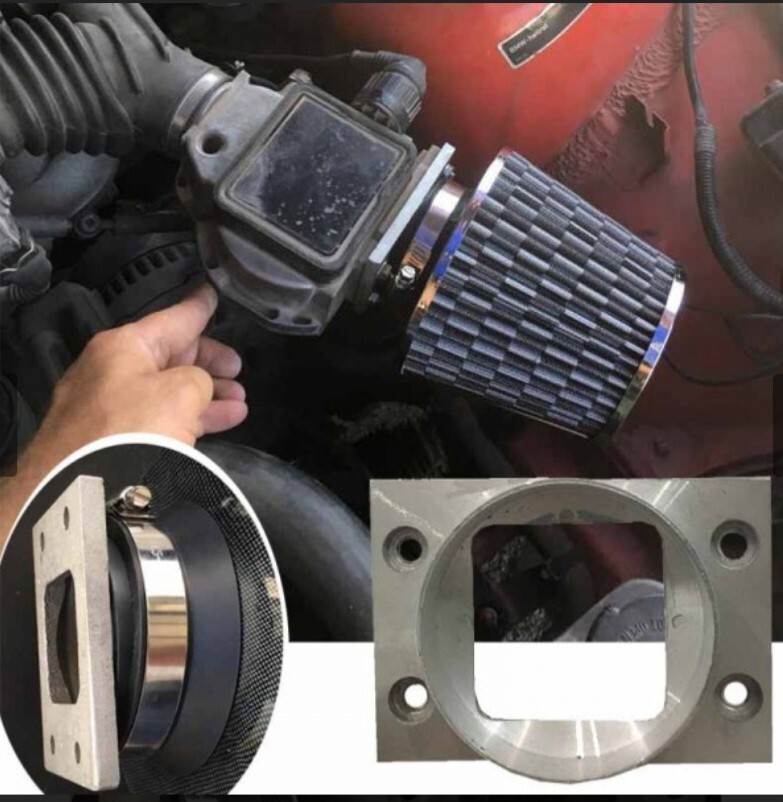 Adapter Fixation Ring Sleeve Connection Air Filter For Vauxhall Vectra A