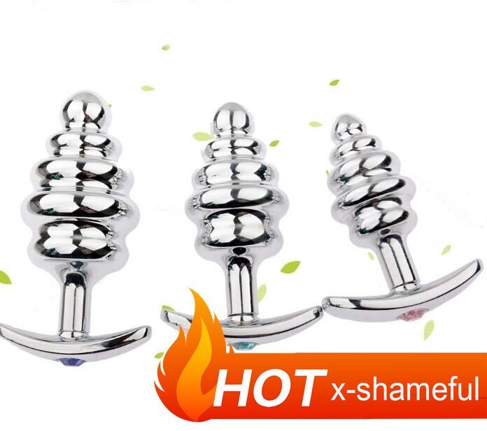 Stainless Steel Plugs Plated Jeweled Stopper Thread Metal Insert Plugs