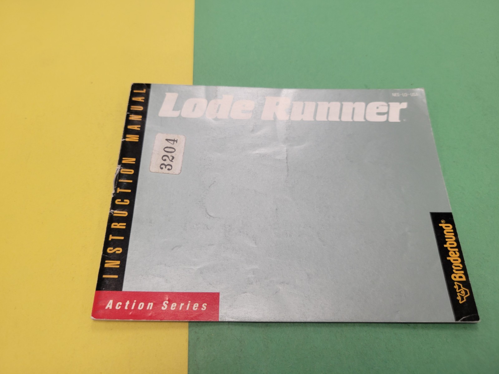 Lode Runner Nintendo NES Manual Instruction Booklet Authentic