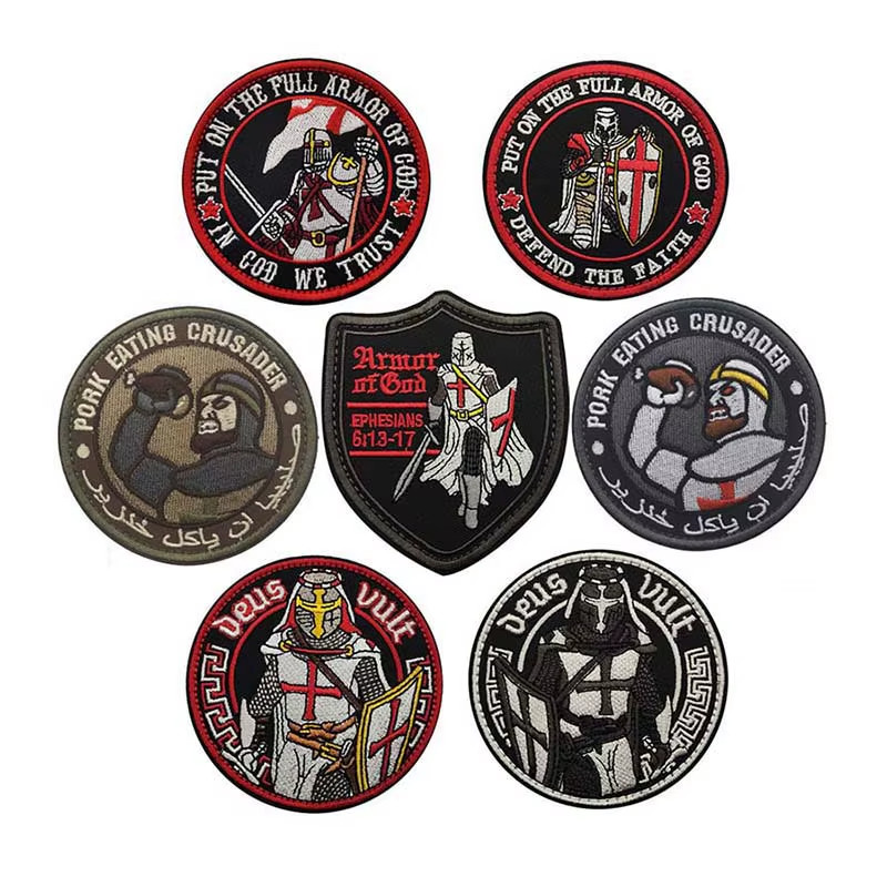 Christendom Paladin Crusader Full Armor God Knight Templar Tactical Morale Patch
