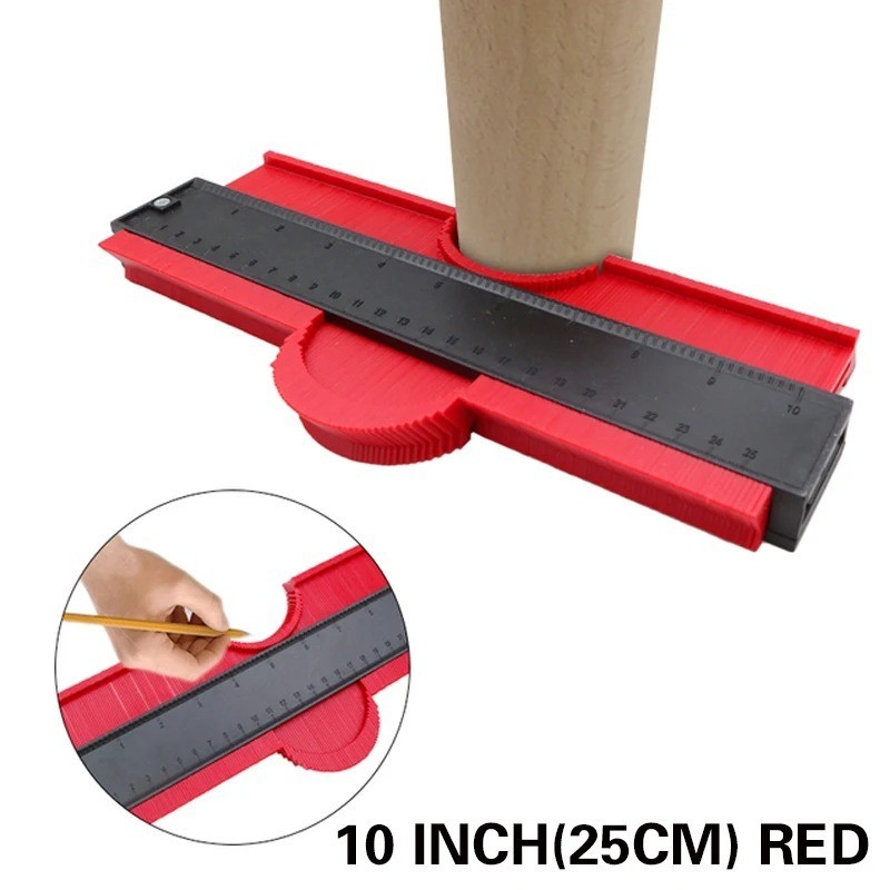 Shape Profile Contour Gauge Plastic Tool Duplicator Irregular Template Tracing