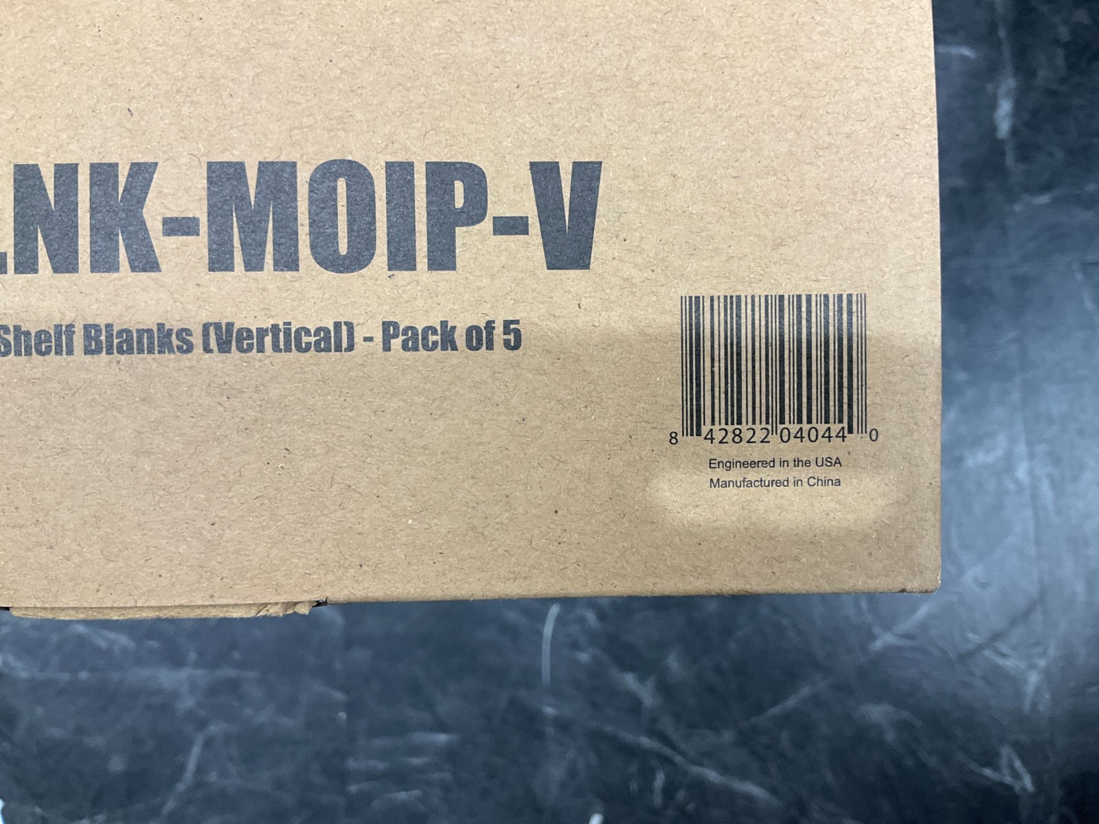 Strong™ MoIP Shelf Blanks Vertical - Pack of 5 SR-BLNK-MOIP-V ✅ ❤️️ ✅ ❤️