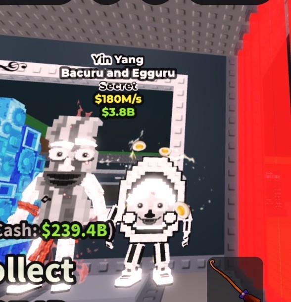 Yin Yang Bacuru & Egguru Secret Game Item Asset Virtual Collectible Special