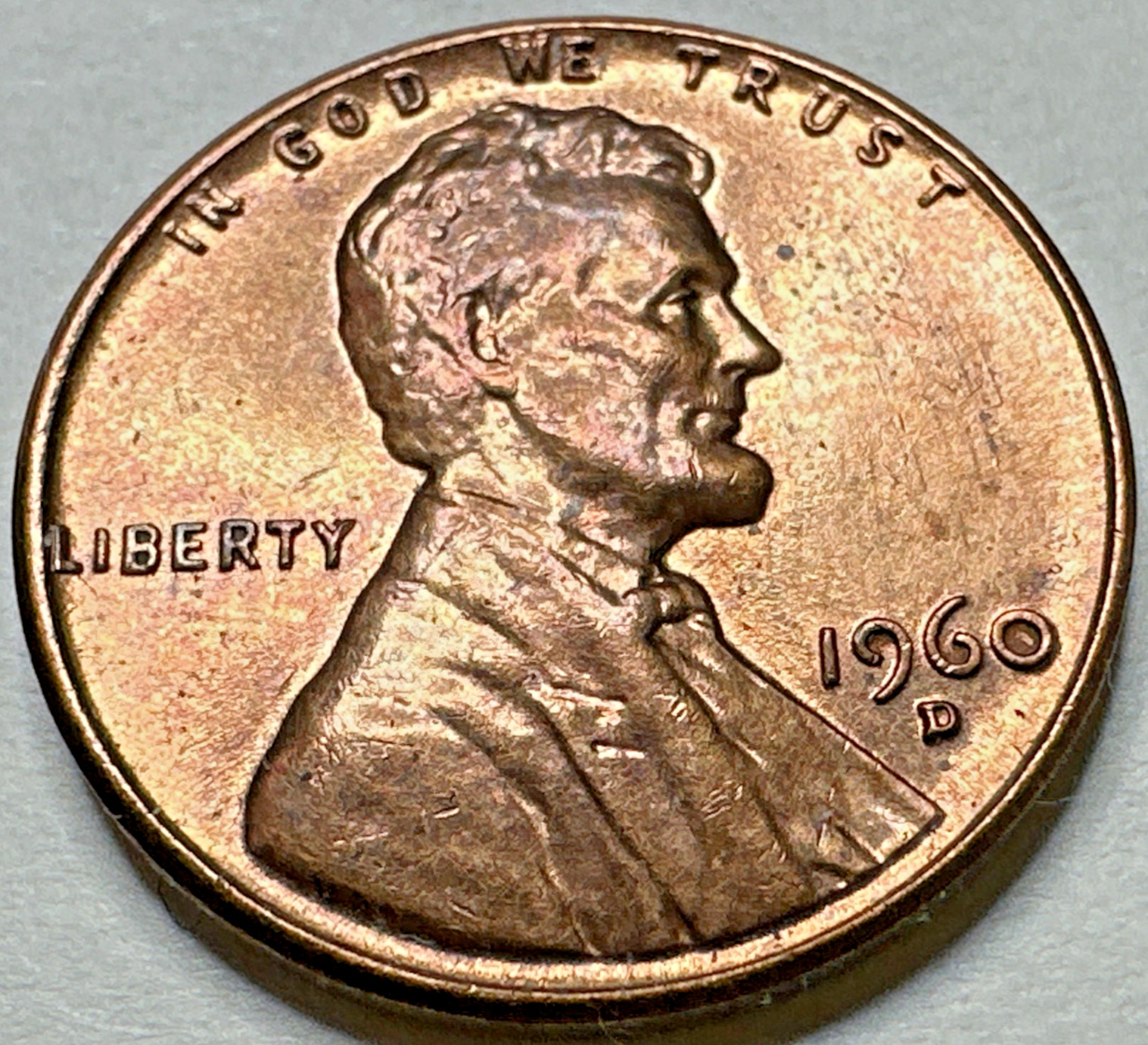 1960-D Lincoln Cent PENNY 1C 9927N