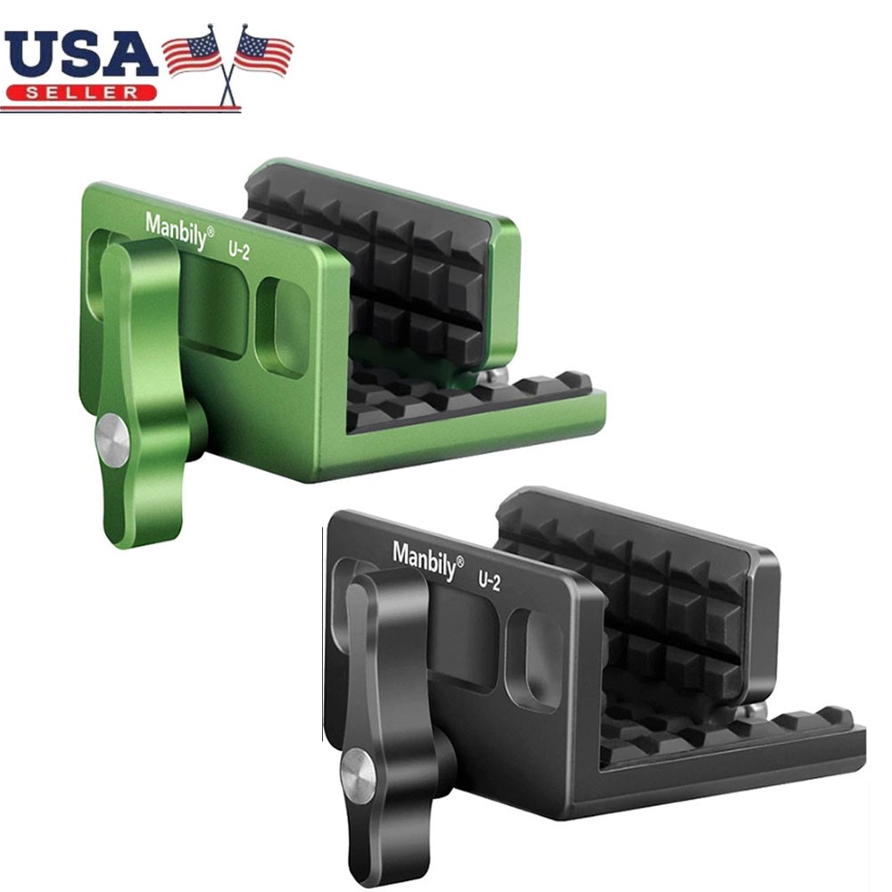 Manbily Shooting Saddle Clamp Rest Head for Shooting Stick Tripod Hunting US