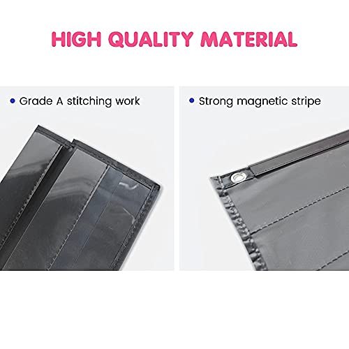 Magnetic Pocket Chart,Standard Pocket Chart with 7+1 Pockets,14 Double-Sided