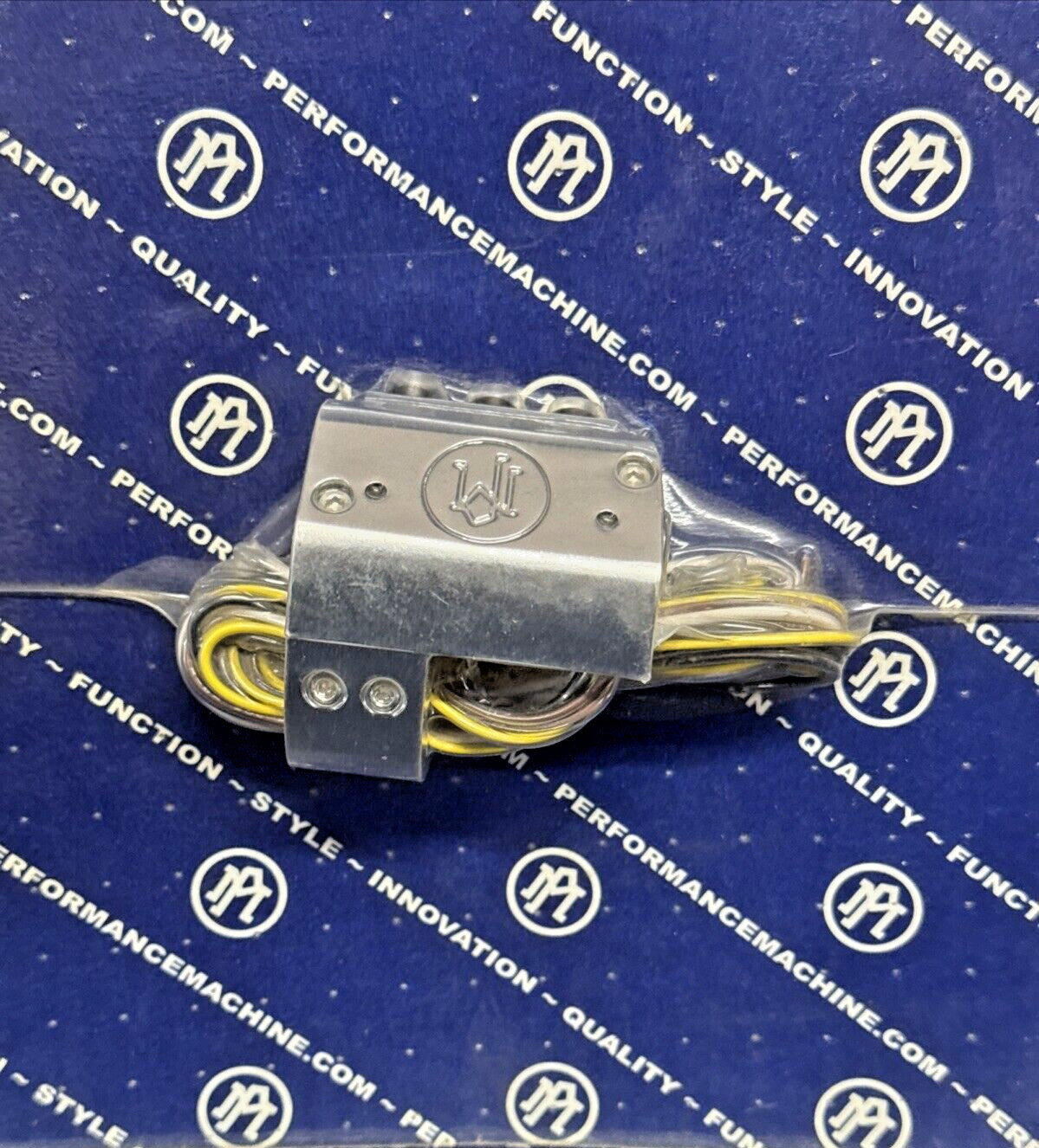 Chrome Left-Side Three-Button Hydraulic Clutch Switch Assembly 0062-2033-CH