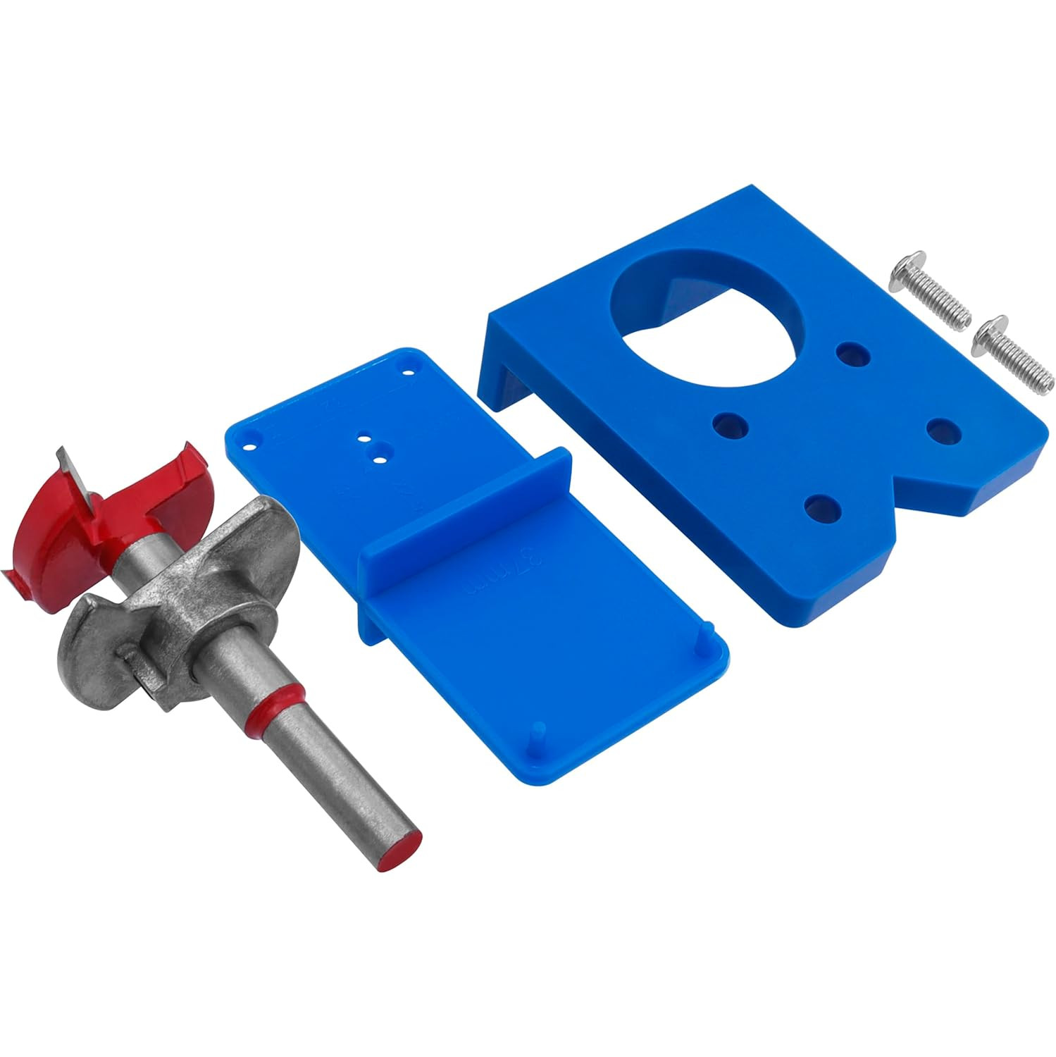 Yakamoz 35Mm Concealed Hinge Jig Kit - Adjustable Depth Carbide Forstner Drill