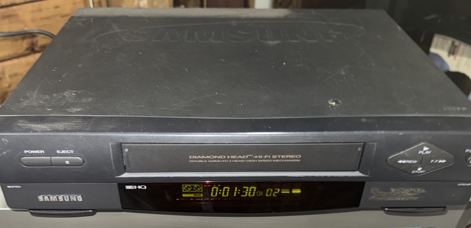 Samsung VR8805 Hi-Fi Stereo VHS VCR Player Recorder Fully Tested NO REMOTE