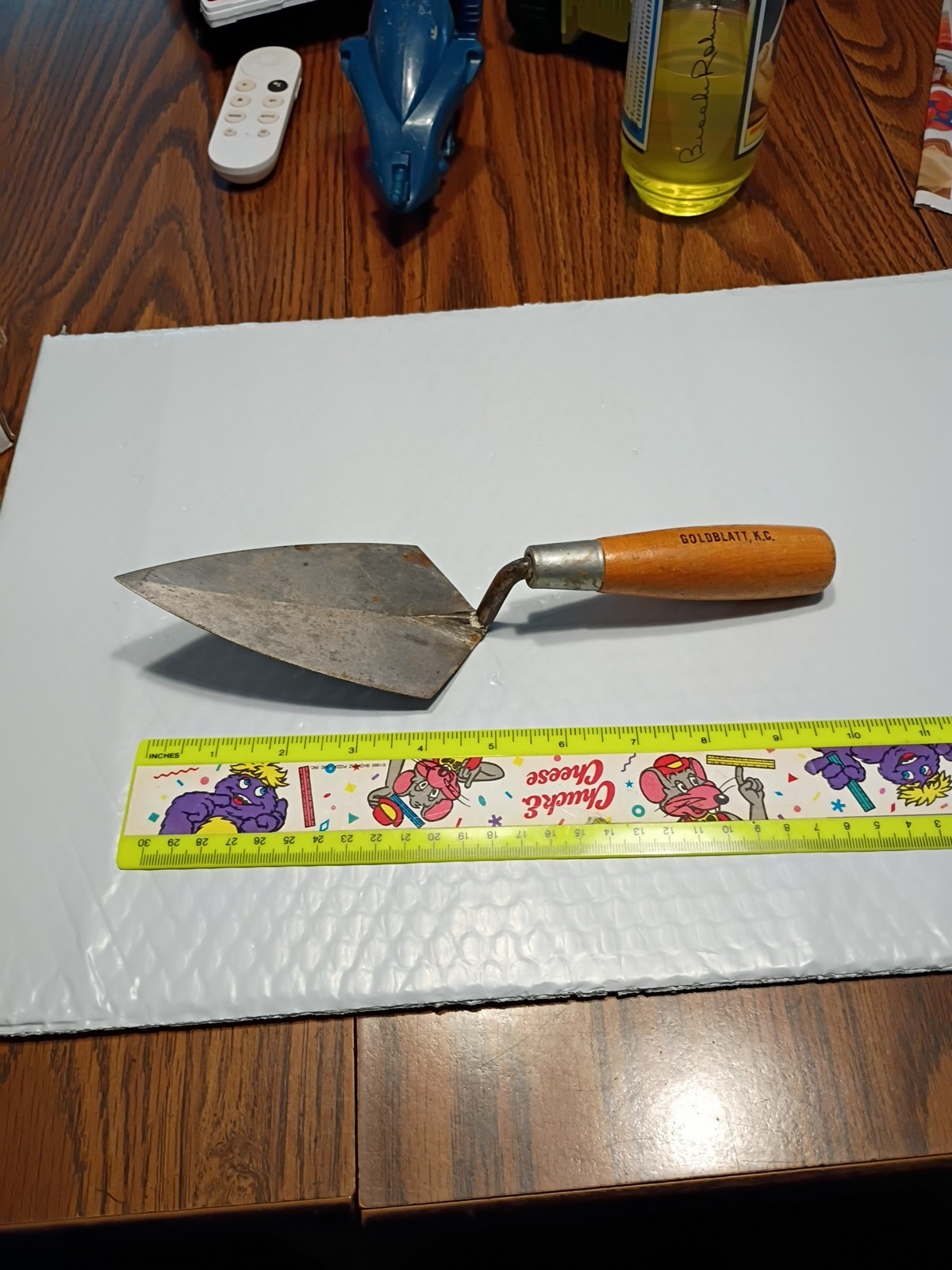 Vintage KC Goldblatt Trowel With Wood Handle Made In Japan
