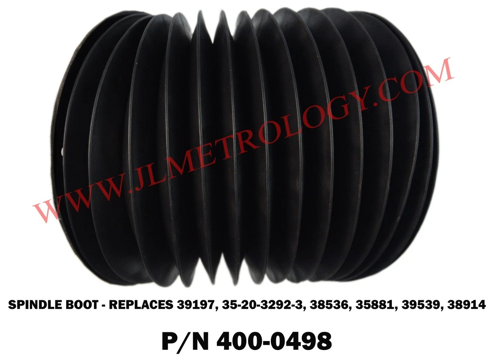 Dust Boot / Bellows for J&L / Jones & Lamson Optical Comparator (P/N: 400-0498)