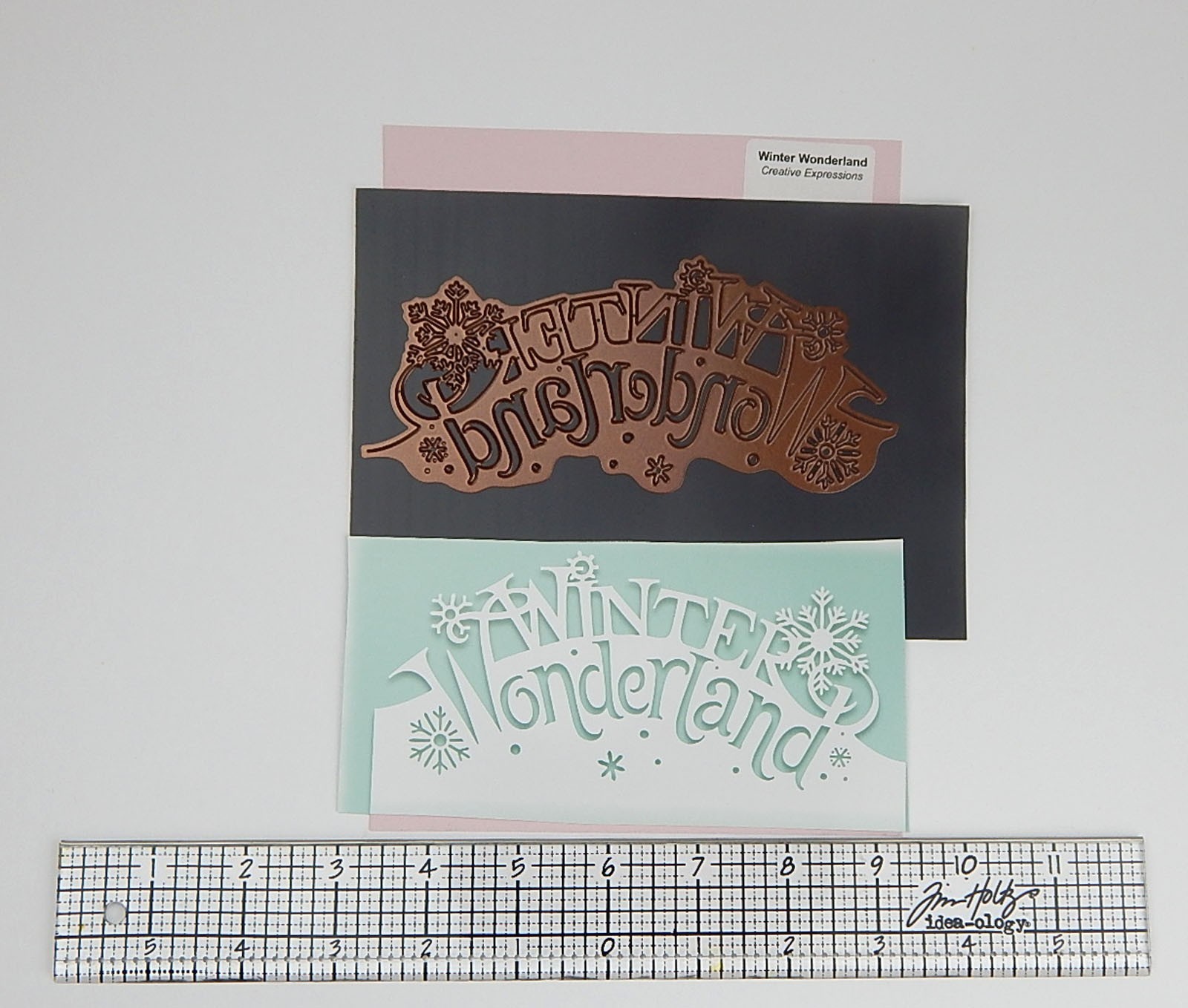 CRAFTERS! Creative Expressions WINTER WONDERLAND Thin Metal Edger Die