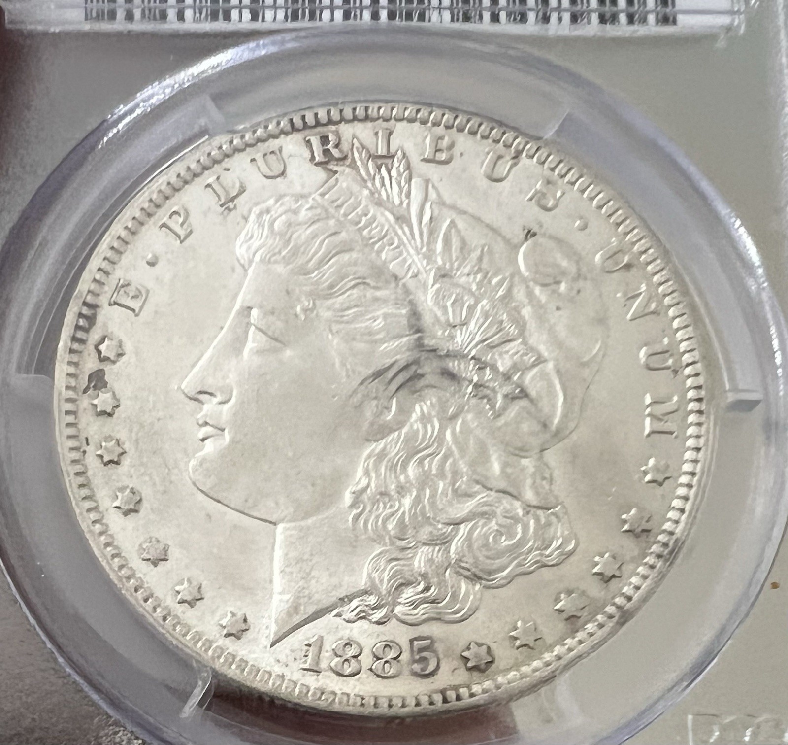 1885-O Morgan Silver $1 Dollar PCGS MS 63