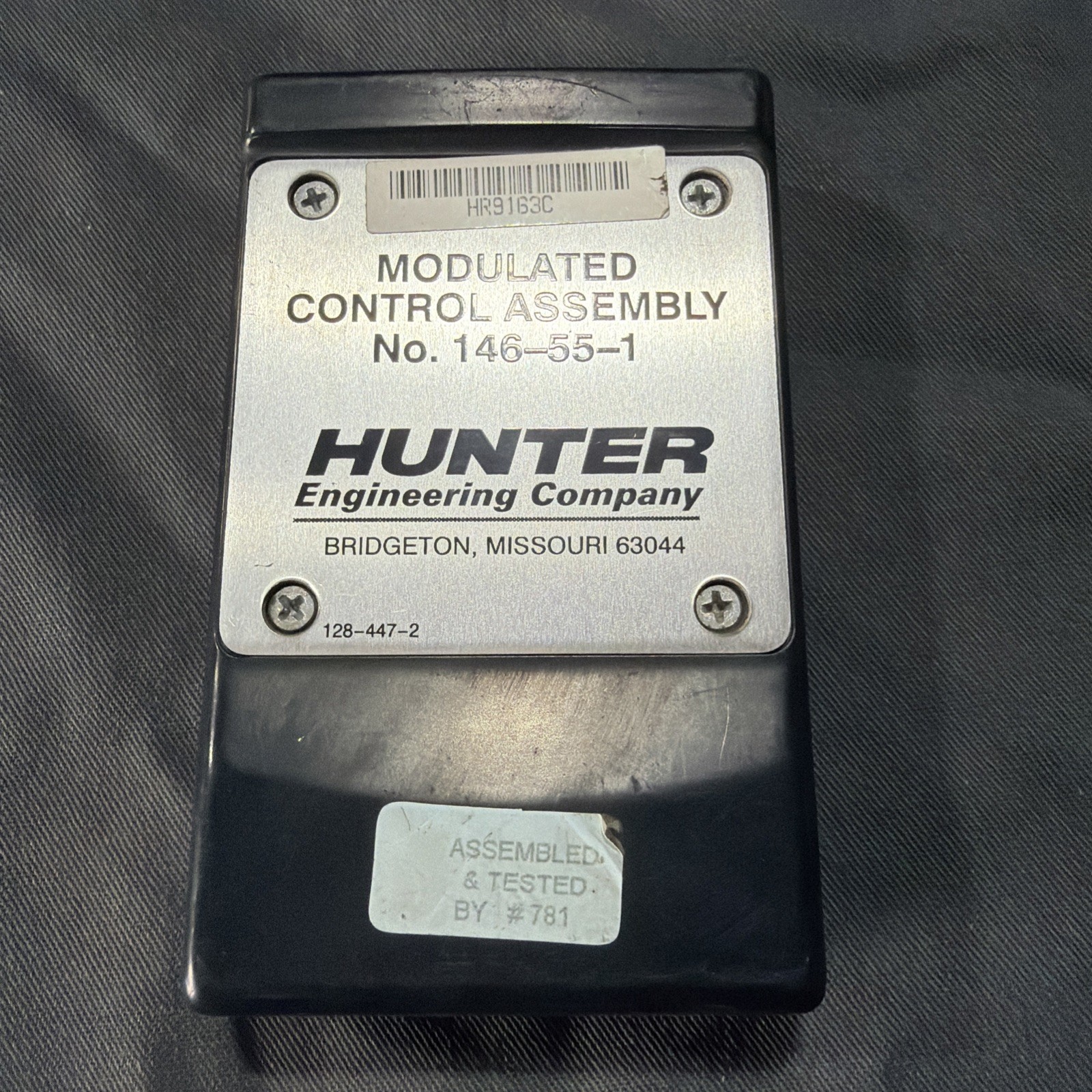 Hunter Engineering Modulated Control Assembly Remote Control OEM 146-55-1 Used