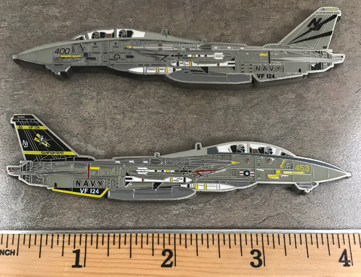 VF-124 Gunfighters F-14 Tomcat Challenge Coin