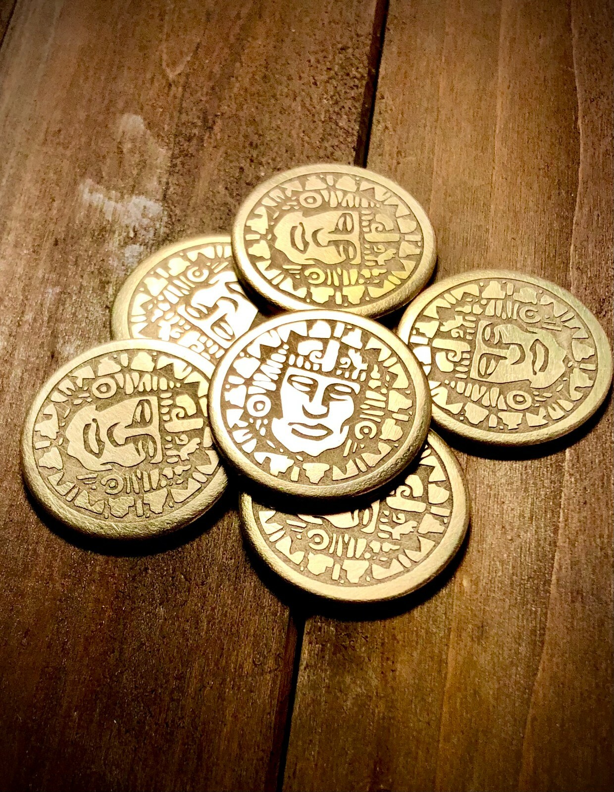 Legends of the Hidden Temple Pendant of Life Teams Metal Brass Challenge Coins