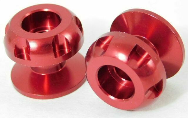 BikeMaster Tiedown Cargo Hook Boss - 6mm - Red ~ Sold in Pairs