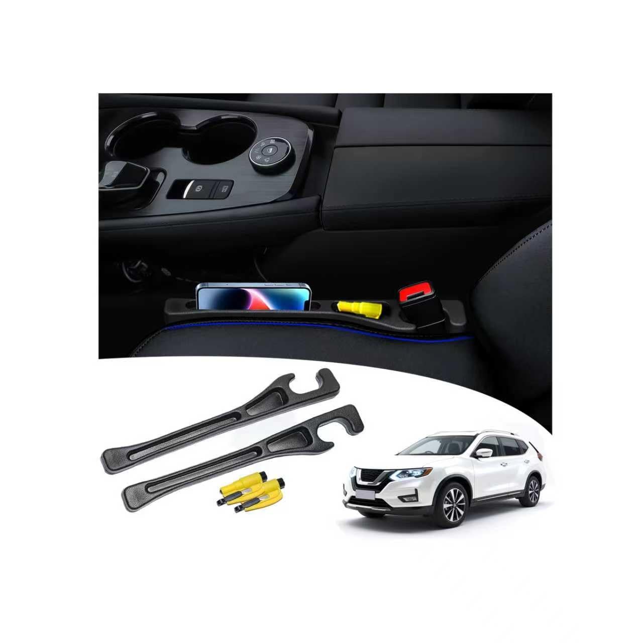 LLXGAB 【Compatible with Nissan Rogue】 Seat Gap Filler,No Drop Seat Guard Comp...