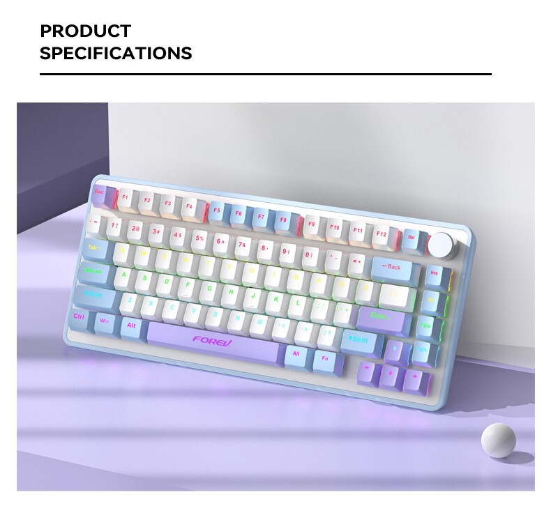 Forev FvQ305S Gaming keyboard Complete