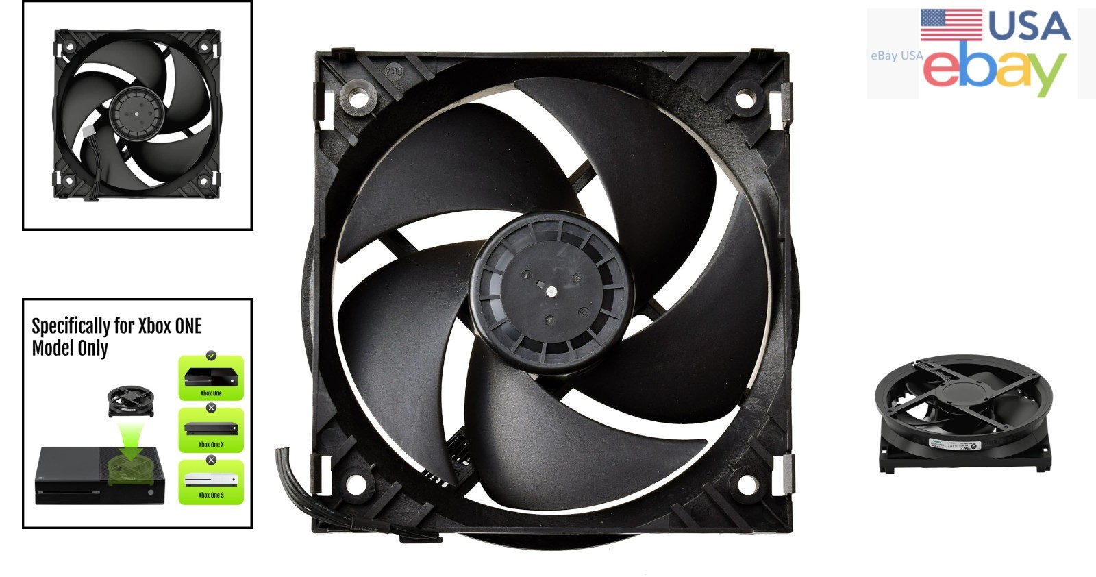 Replacement Internal Cooling Fan for Xbox ONE Gaming Console, 4-Pin Connector