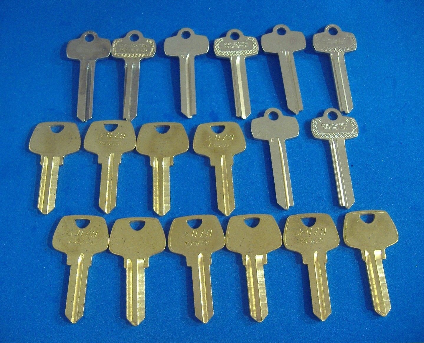 140 KEY BLANKS FIT BEST & SARGENT NICKEL SILVER & BRASS