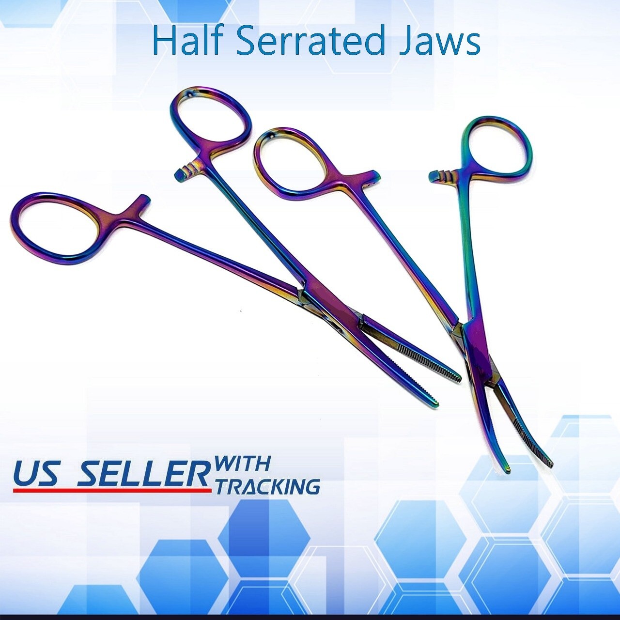 O.R PREMIUM GRADE KELLY HEMOSTAT FORCEPS 5.5'' STR+ CRV SURGICAL INSTRUMENTS