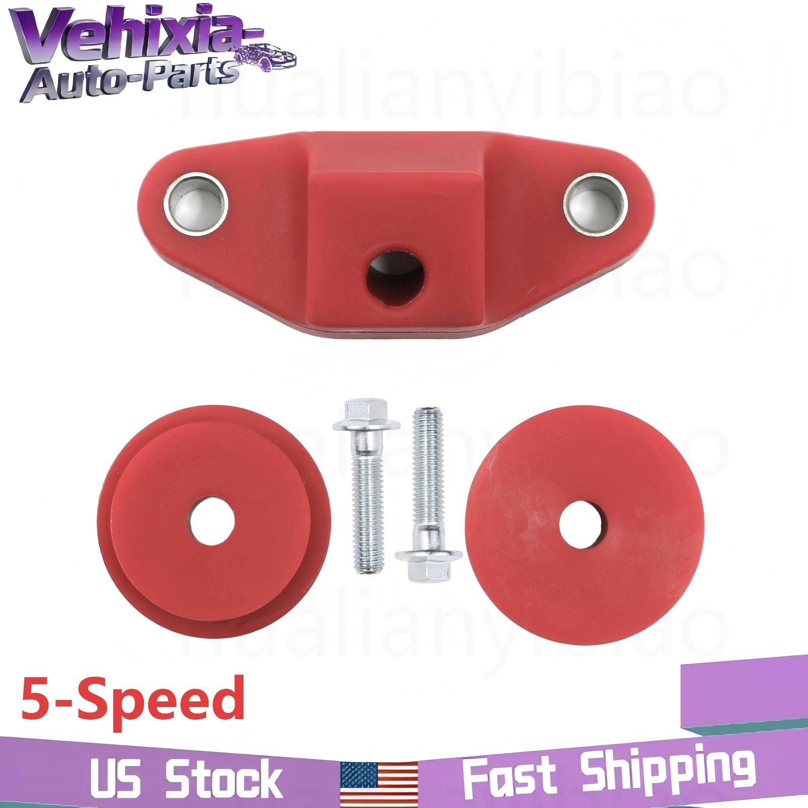 Front+Rear 5-Speed Manual Shifter Stabilizer Bushing Kit For Subaru Impreza WRX