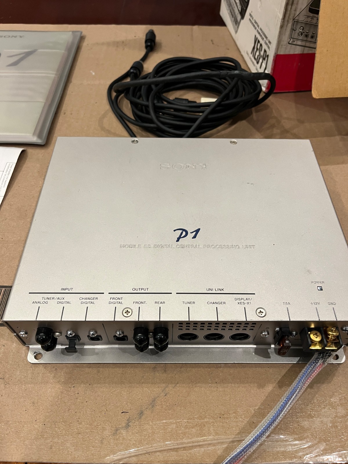 Sony XES P1 XES-P1 Mobile ES Car Stereo Digital Central Processing Unit