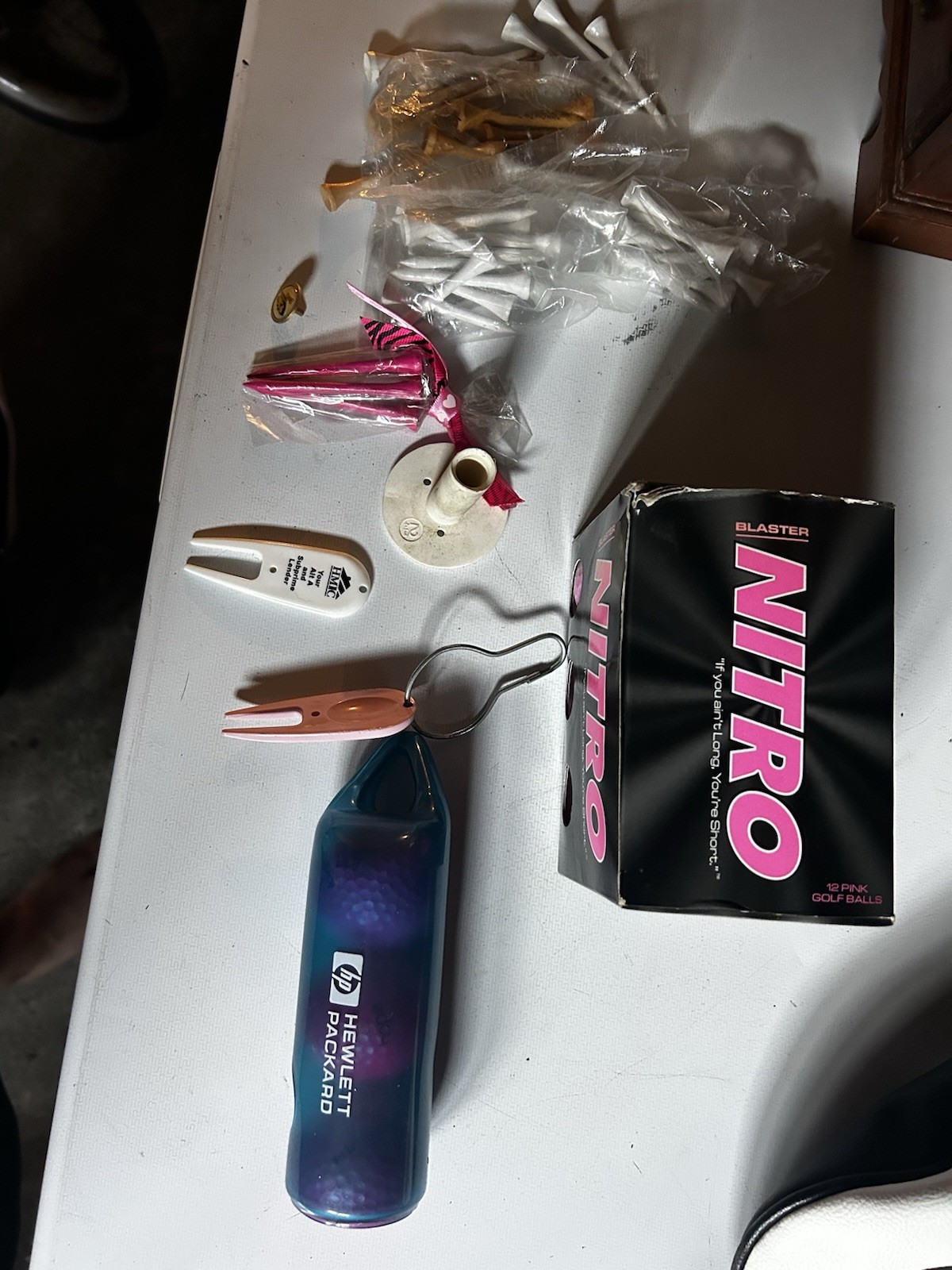 Nitro Blaster Pink Golf Balls & Mixed Golf Accessories Set for Golf