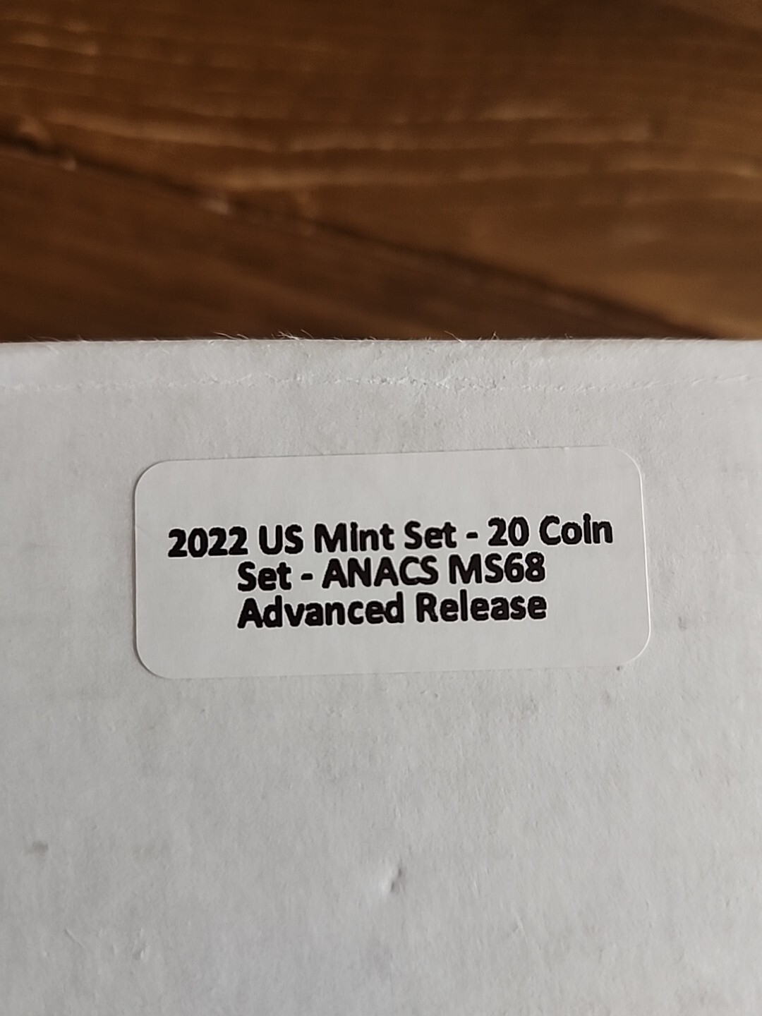 2022 US Mint Set - 20 Coin Set - ANACS MS68 Advance Release