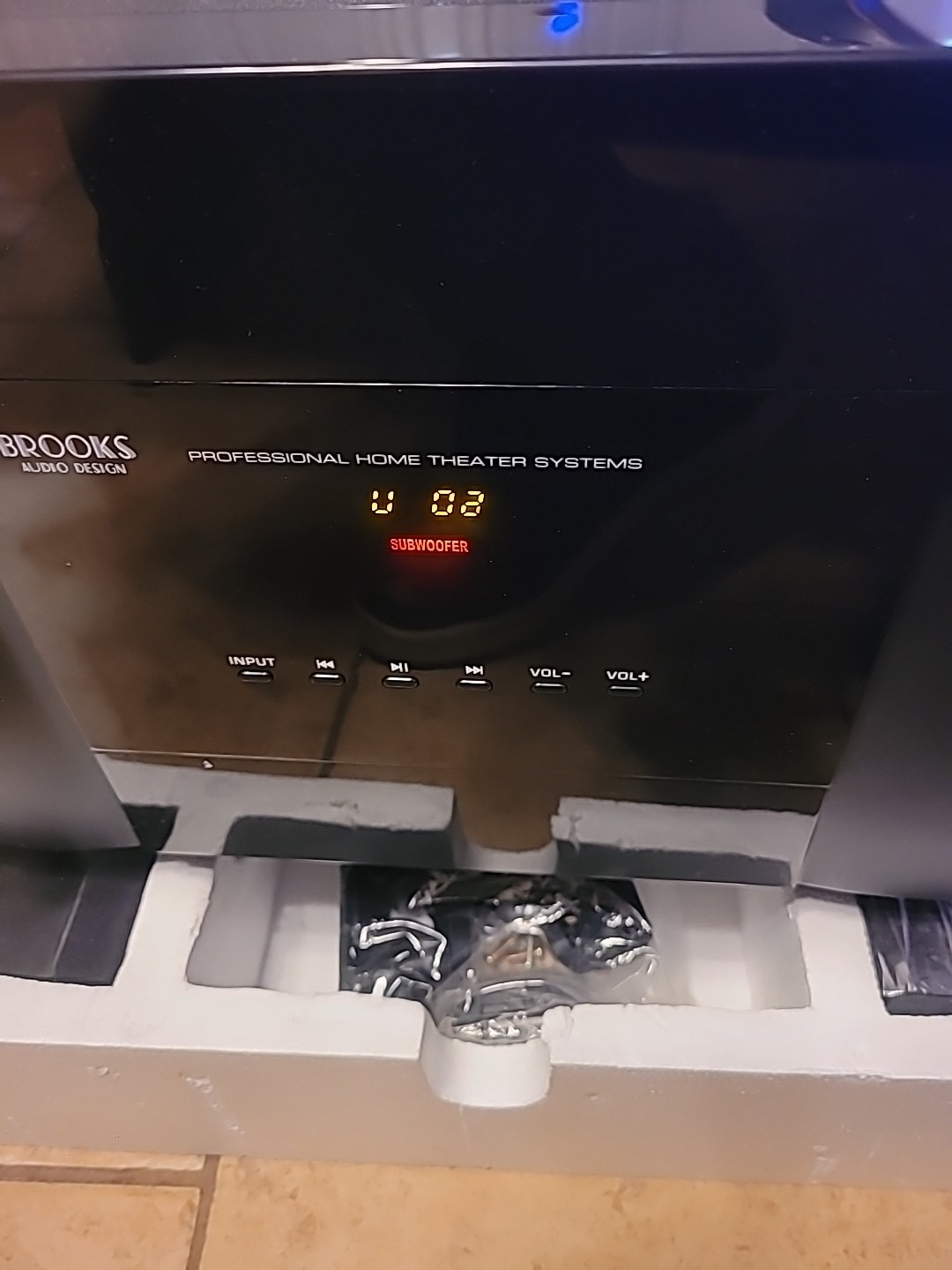 Brooks Audio Design KM-22 Brand Home Theater System Bluetooth HDTV For Parts