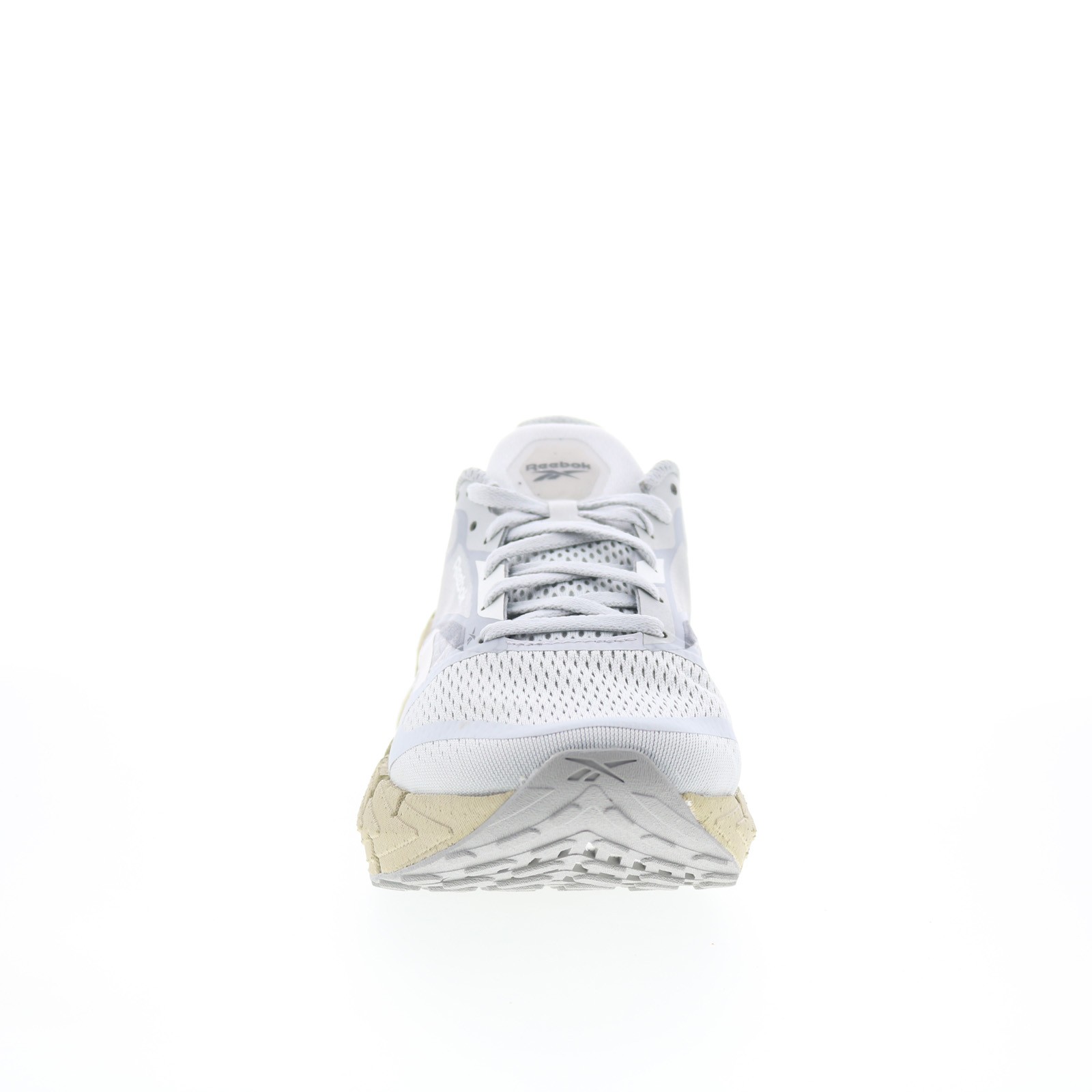 Reebok Floatzig 1 Mens Gray Canvas Lace Up Athletic Running Shoes