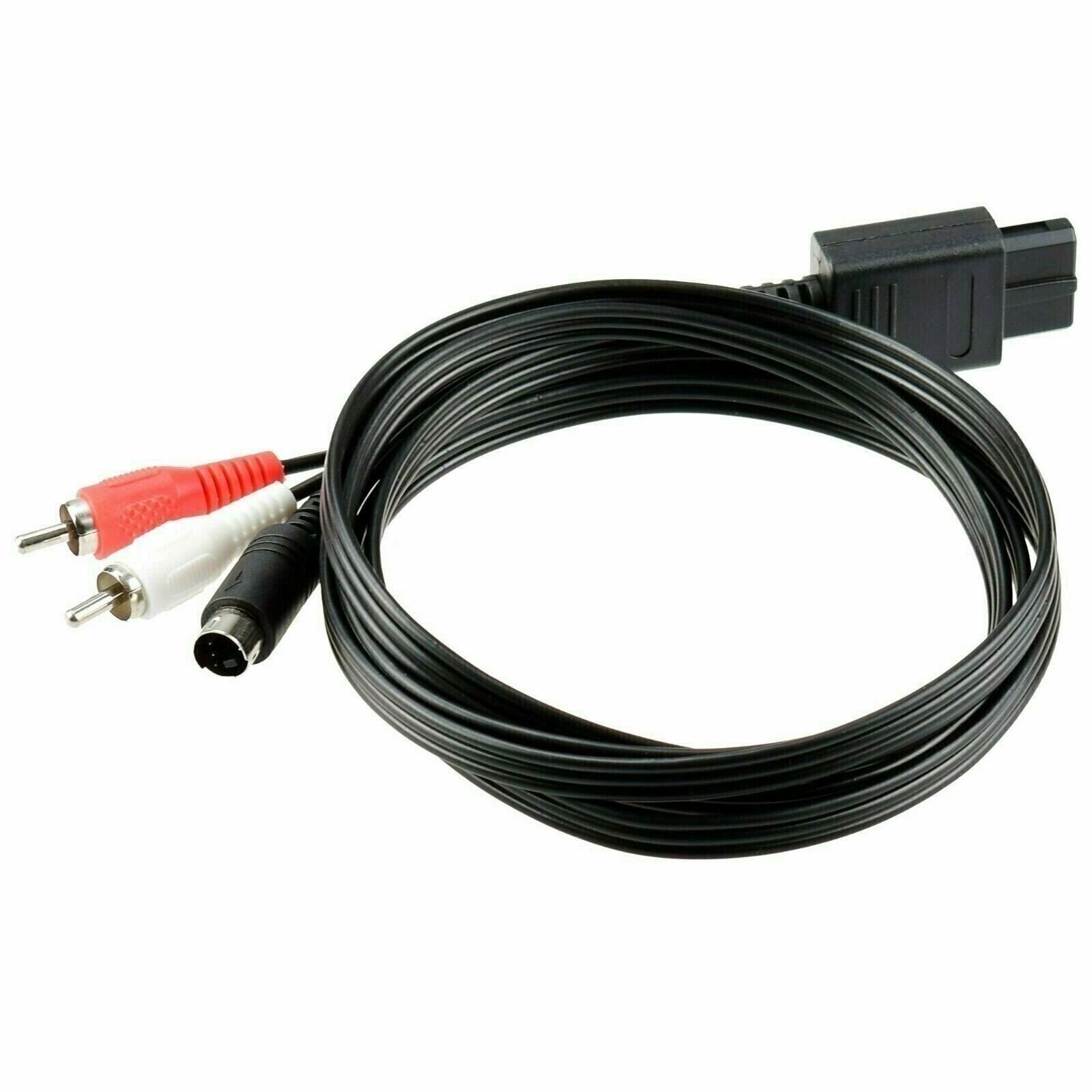 S-Video AV Cable for Nintendo 64 N64 System Audio Video SNES Cord A/V