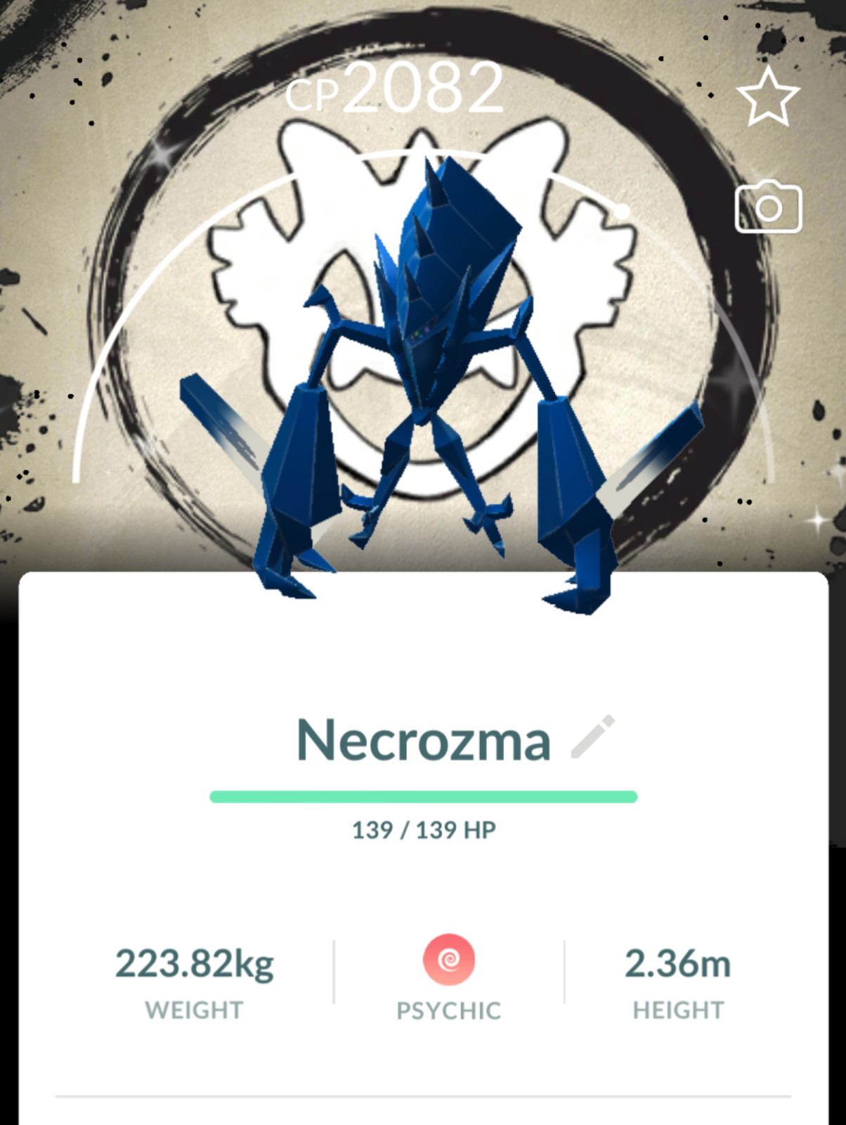 Pokémon Shiny Necrozma Special Background Go Fest 2026 - GO Read description