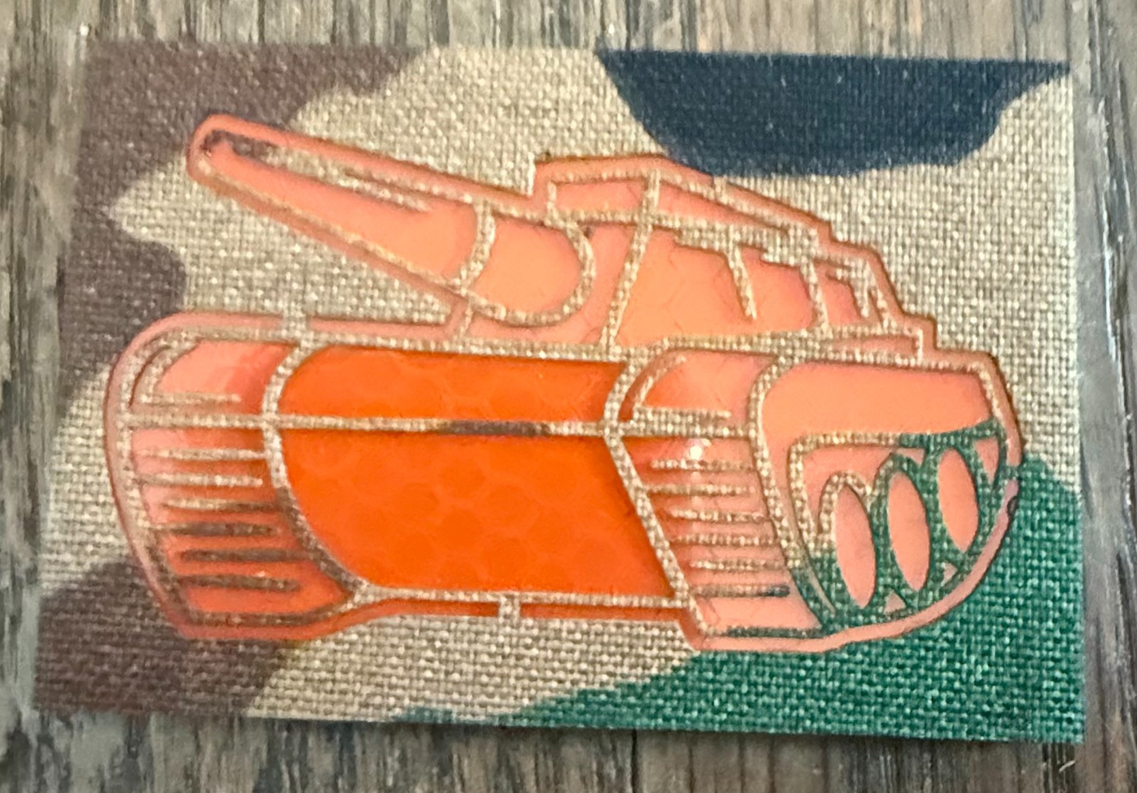 Superior Defense Supdef "Tank" Laser Cut Patch Woodland Camo