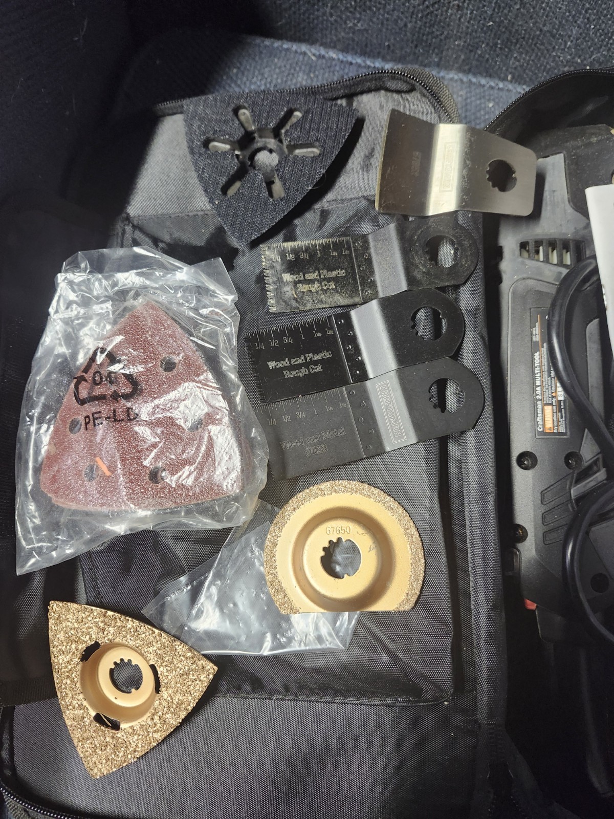 Craftsman 2.0 Amp Variable Speed Multi-Tool Kit 8 Pc Model 320.23465