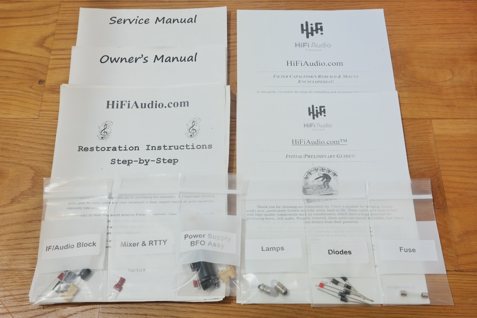 Heathkit SB-303 restoration kit upgrade recap capacitor fix rebuild