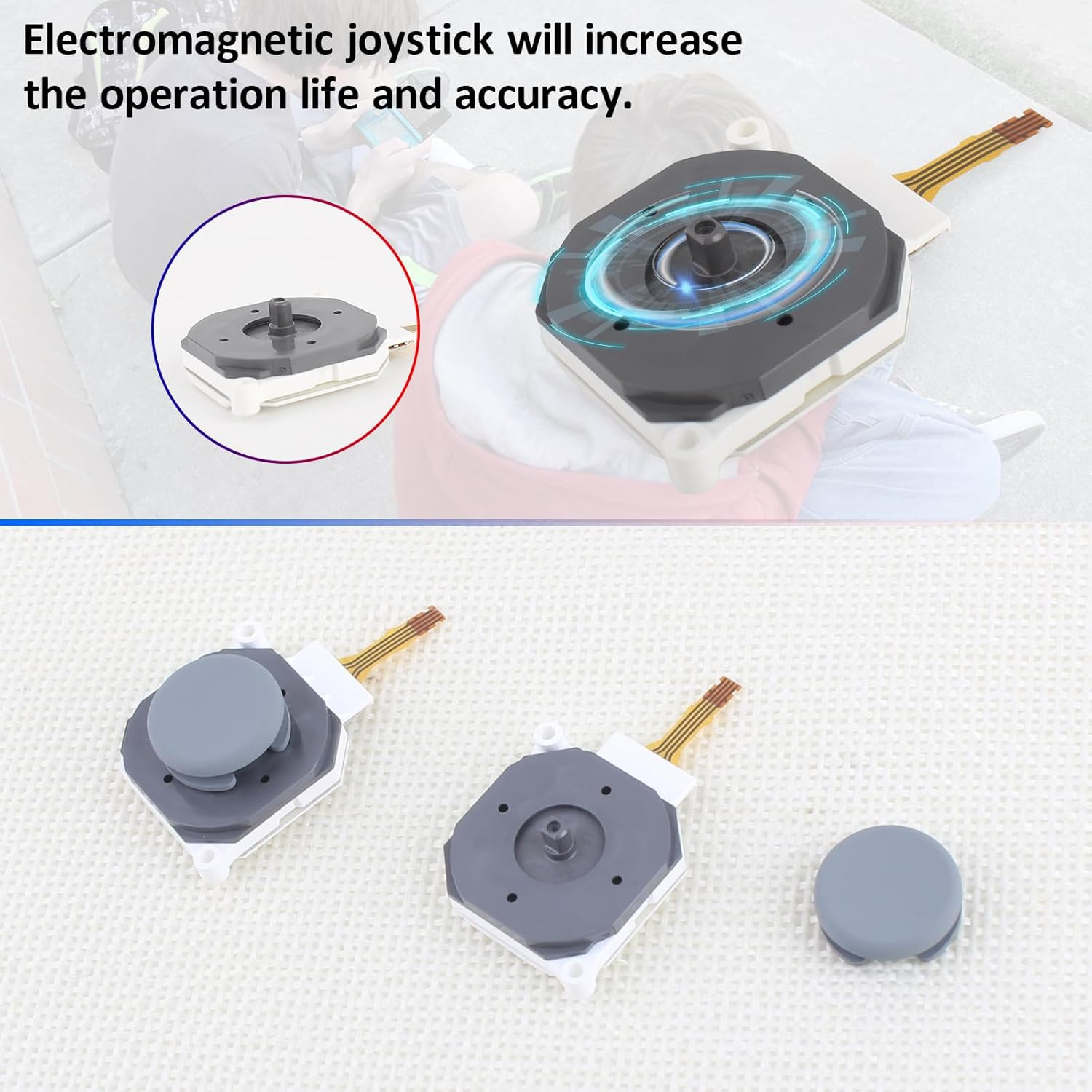 2Pack Joysticks Replacement for Nintendo 2DS 3DS Controller 3D Analog Sensor Mod