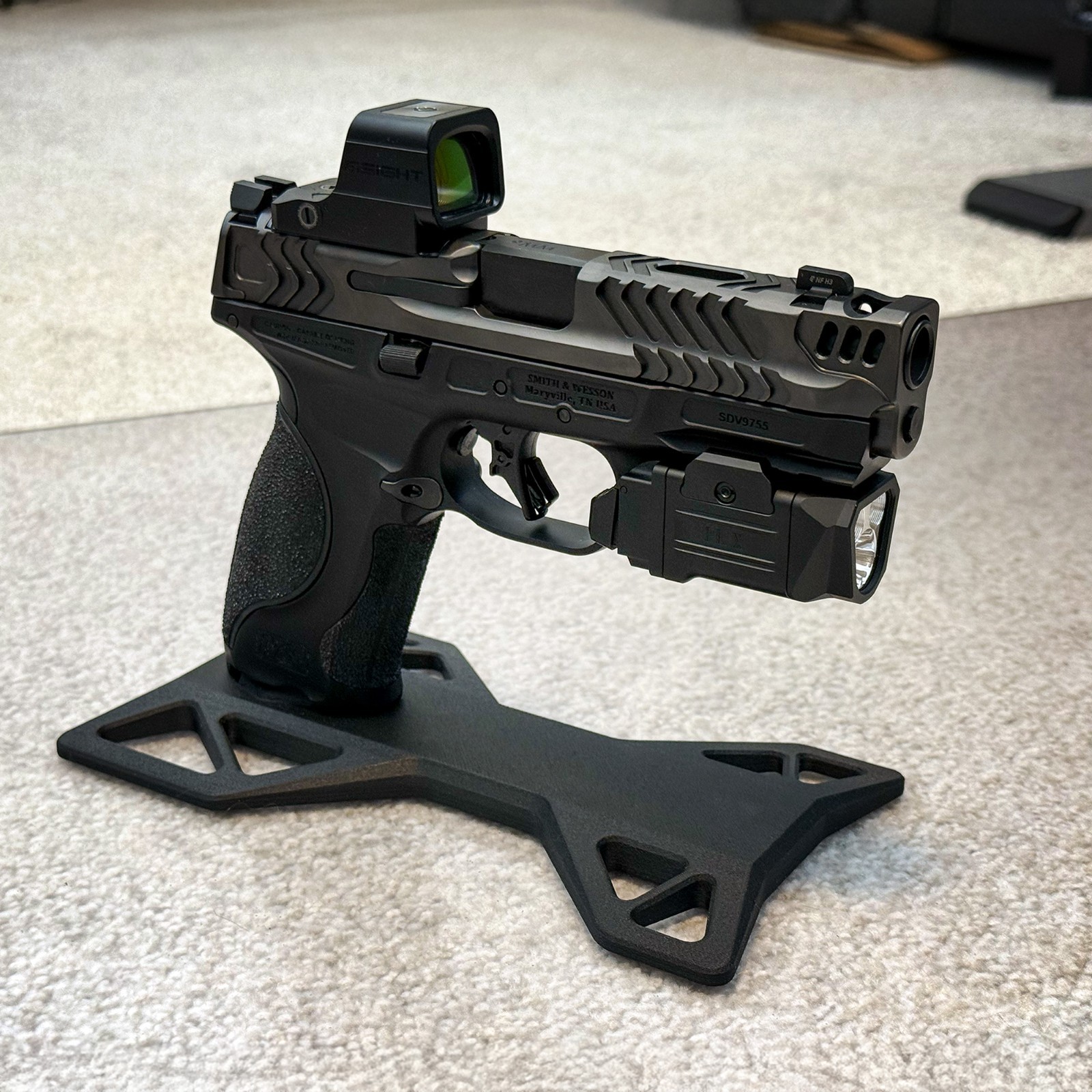 Handgun Sight Alignment Stand w/ Detachable Tripod Mount | Bore Sight Zero Tool
