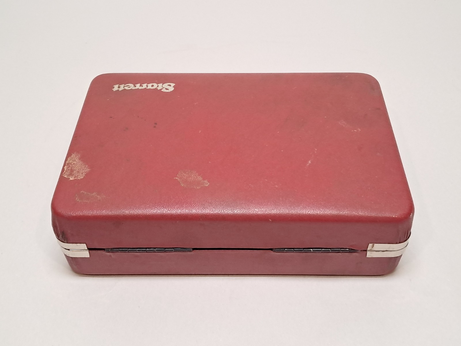 Accessories and Case for Starrett No. 196 Plunger Back Dial Indicator