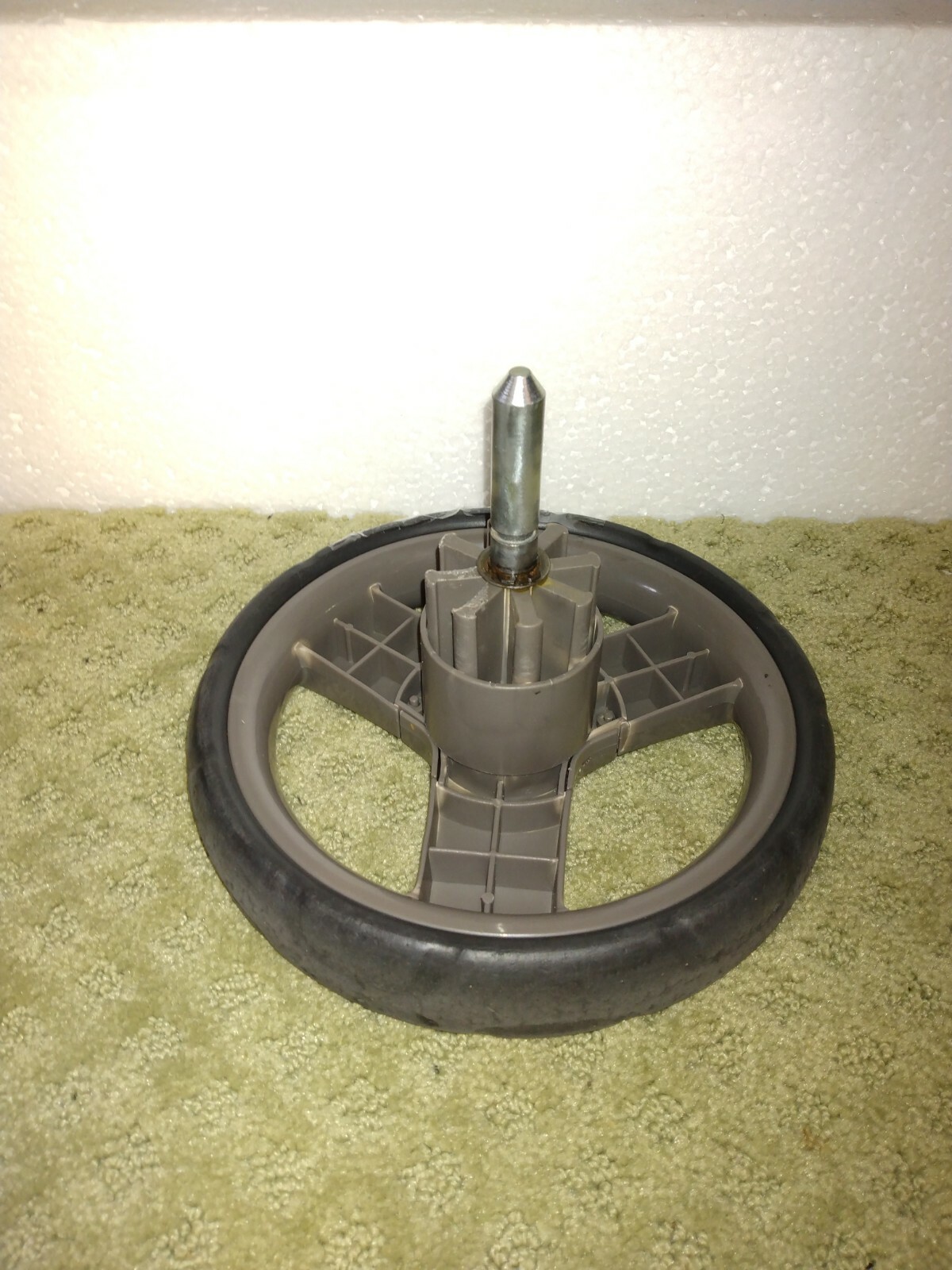 Evenflo Stroller rear wheel only. Size 7 3/4"