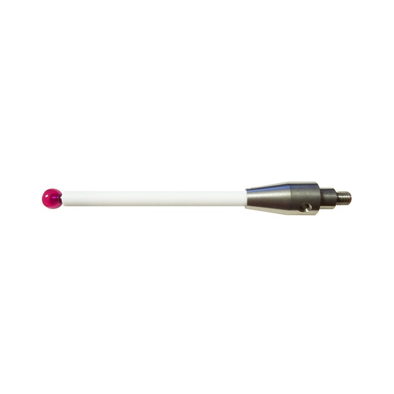 M4 CMM Ceramic Stem Stylus,6.0mm Ruby Ball,Length 75mm,Compatible BLUM 143422