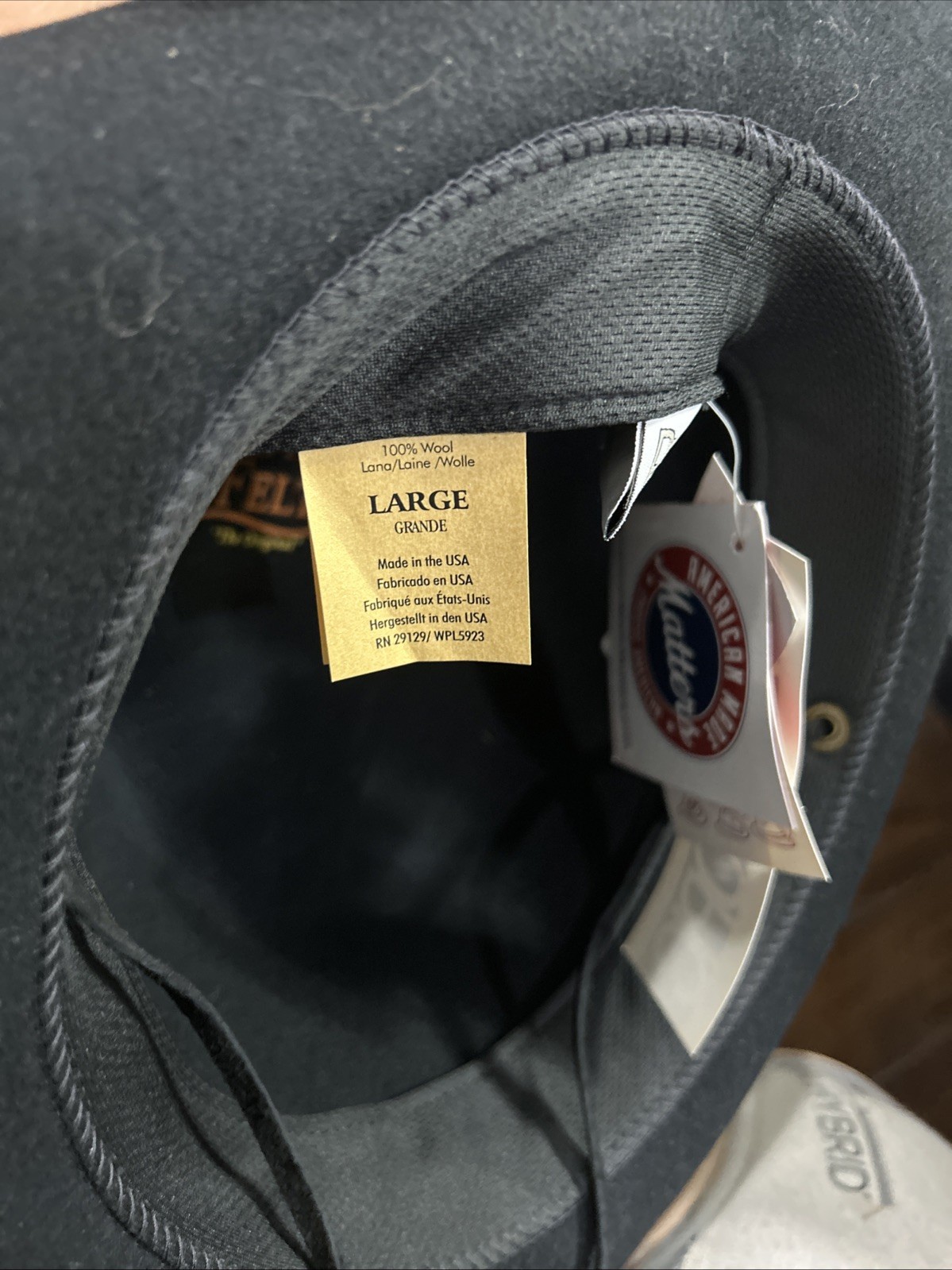 Bailey Skylar Packable Black Water Repel L Hat