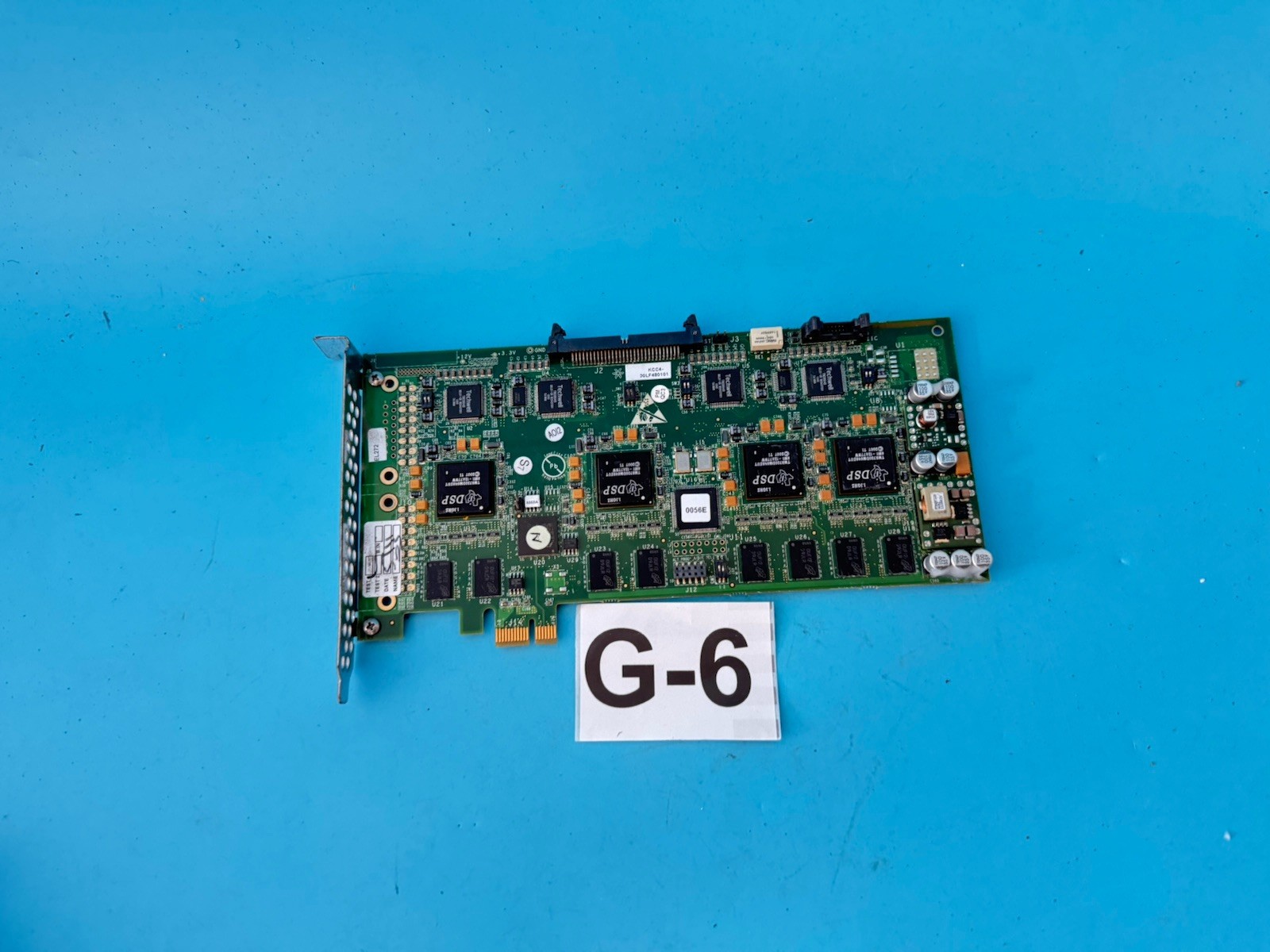 Dialogic PCIe Telephony VoIP DSP Board 8x TI TMS320C549 Voice Processing Card
